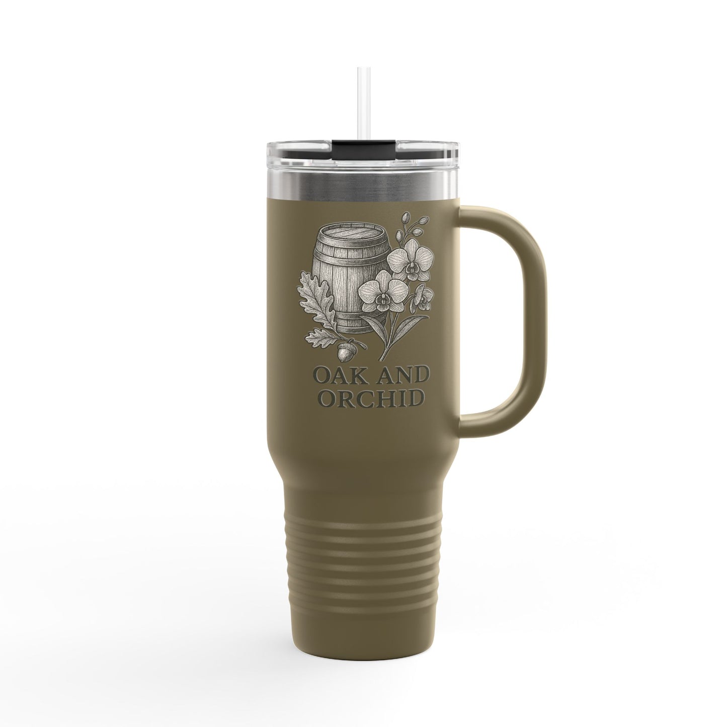 Oak and Orchid - Insulated Travel Mug - 40oz