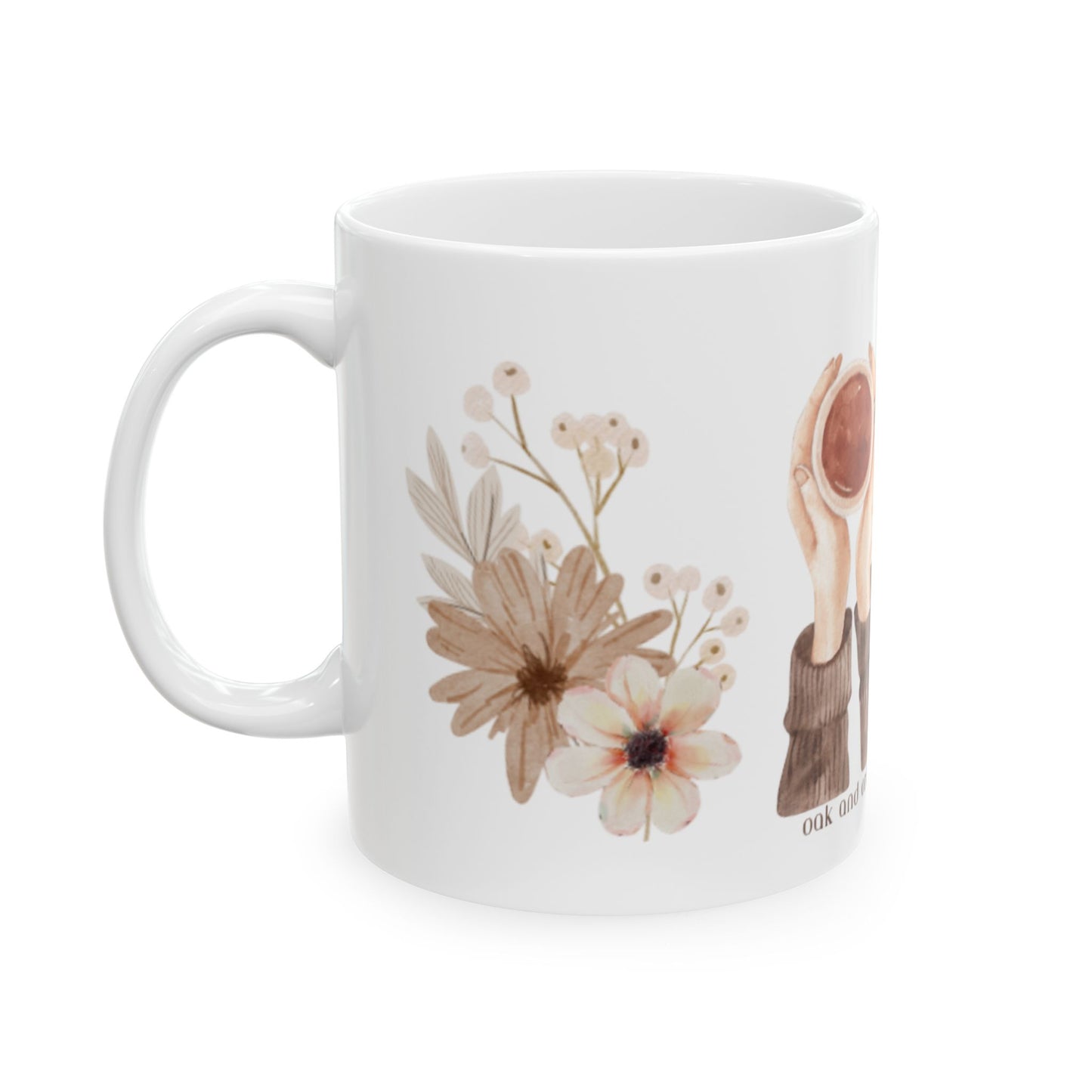 Meadow Musings - Confidence and Coffee Ceramic Mug