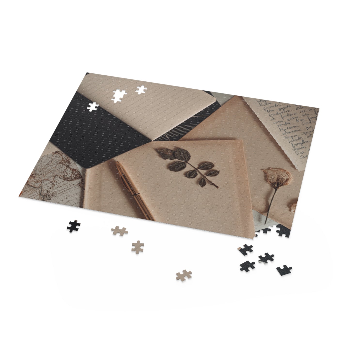 Vintage Floral Puzzle - 120/252/500 Pieces