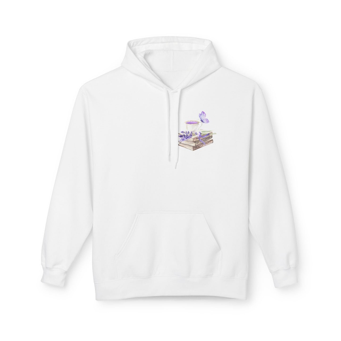 Oak and Orchid Originals - Butterfly Hoodie for Book Lovers
