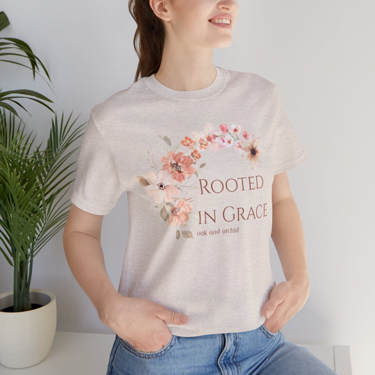 Meadow Musings - Rooted in Grace Floral Tee