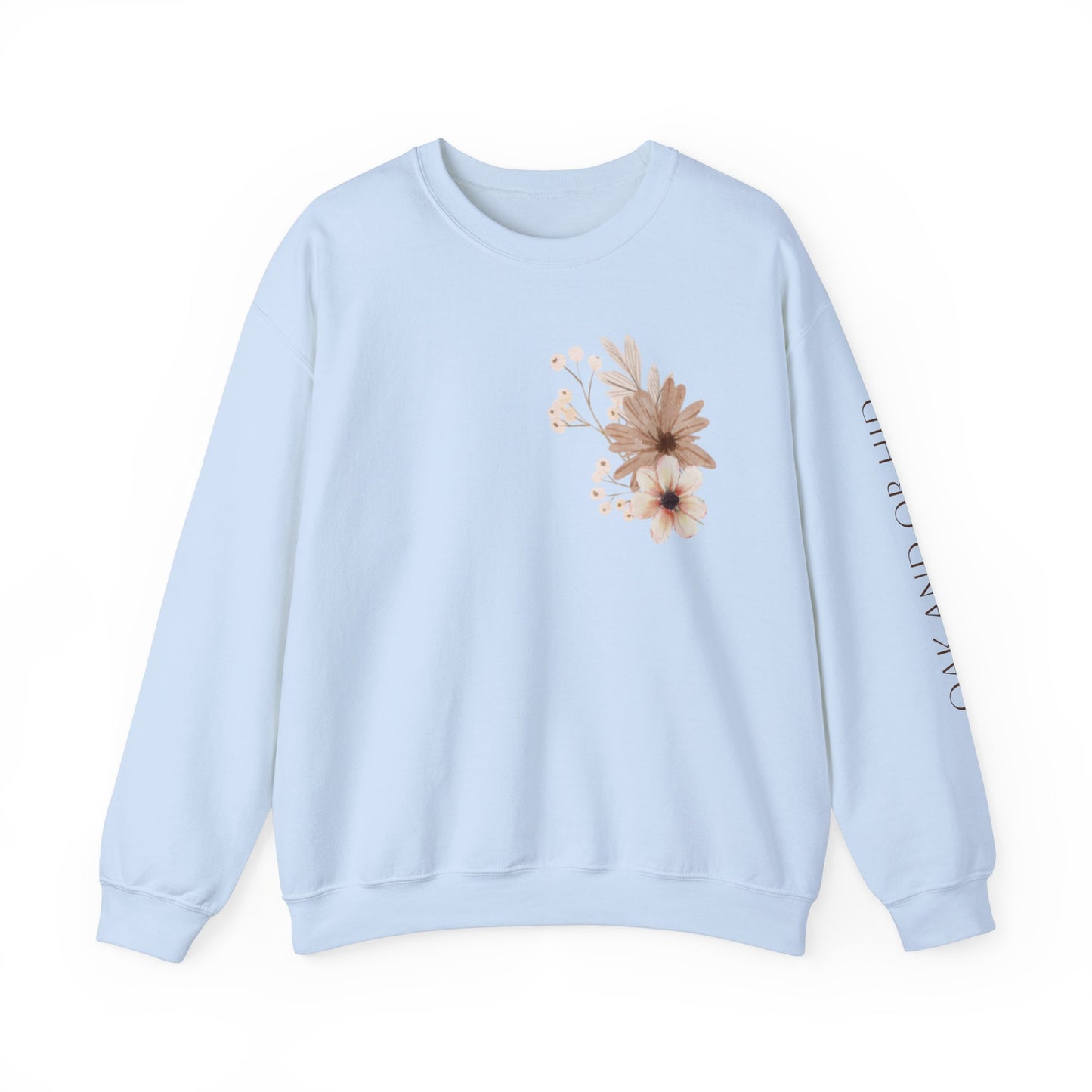 Meadow Musings - Floral Crewneck Sweatshirt - Rooted in Grace