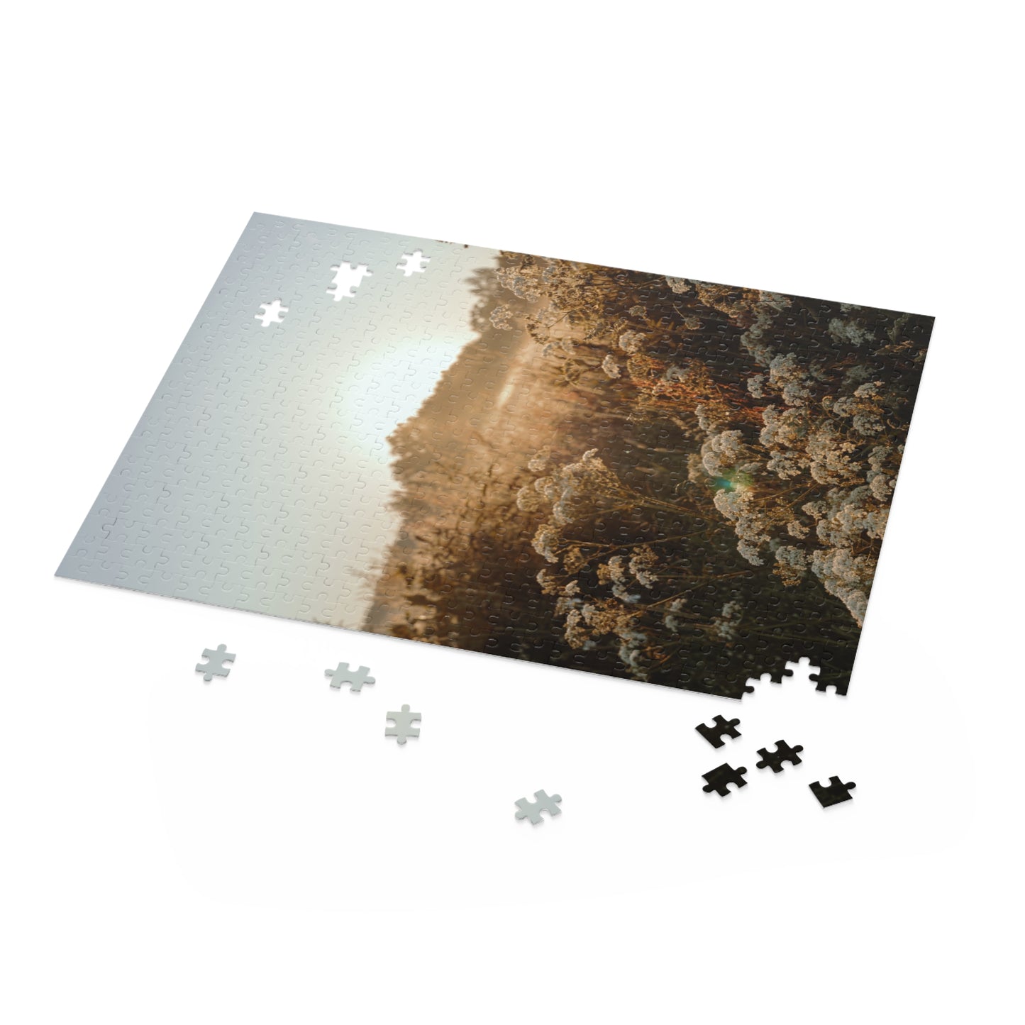 Scenic Flower Puzzle - 120, 252, & 500-Piece Options