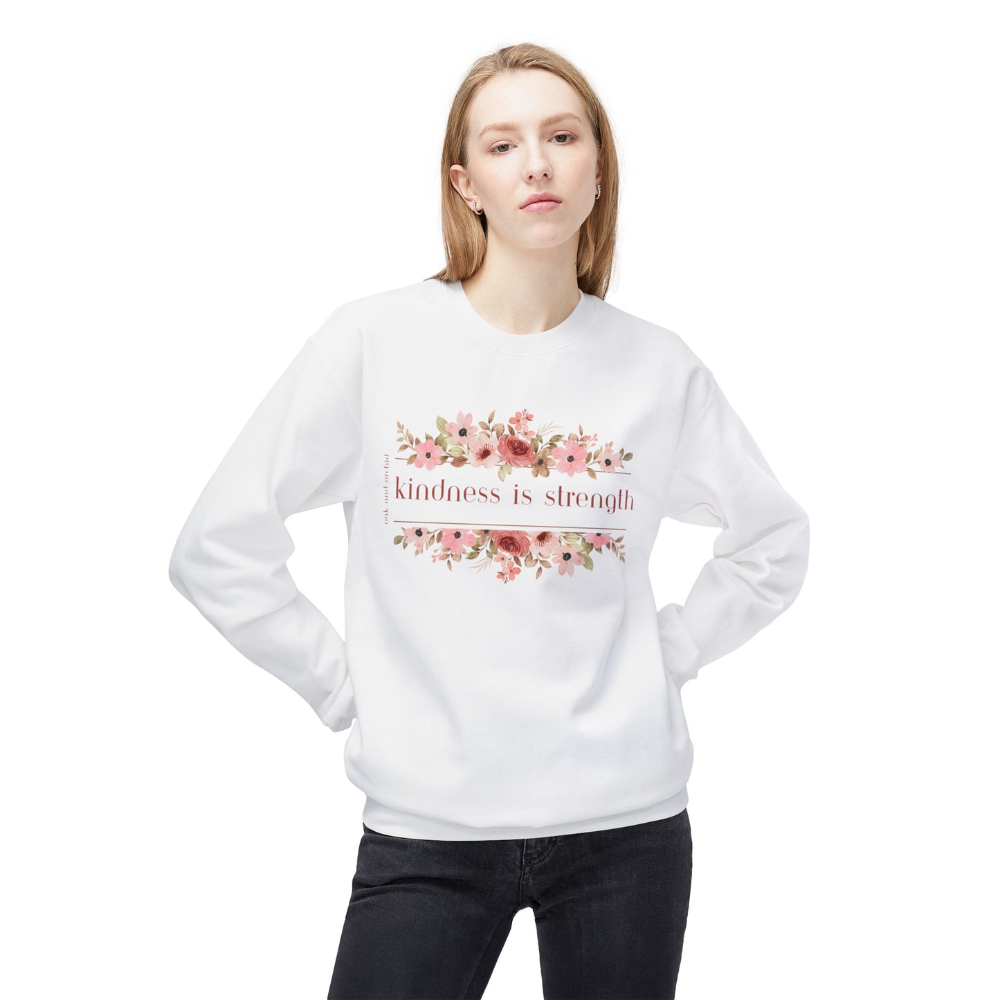 Meadow Musings - Midweight Softstyle Fleece Crewneck Sweatshirt