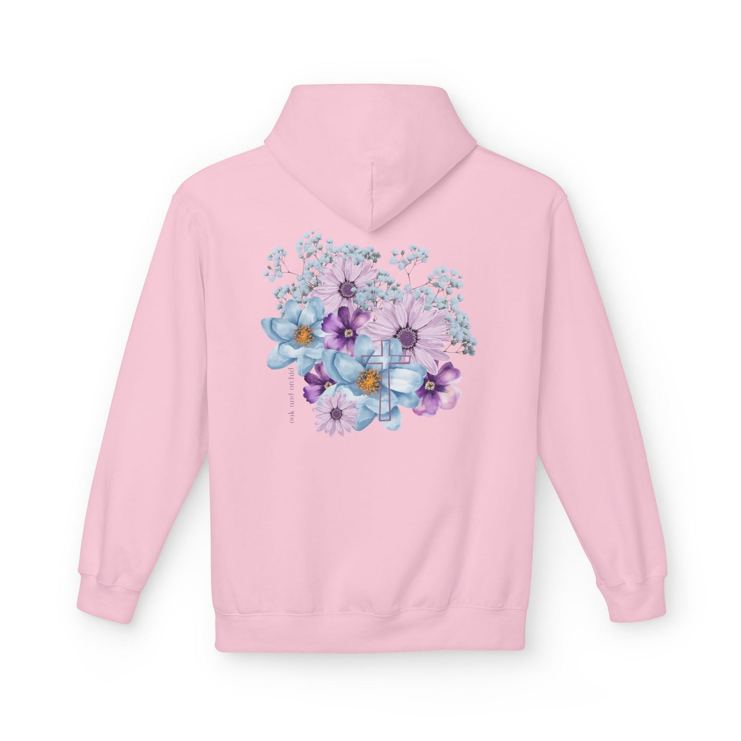 Fields of Mercy - Floral Design Christian Fleece Hoodie - Cozy & Stylish for Every Occasion