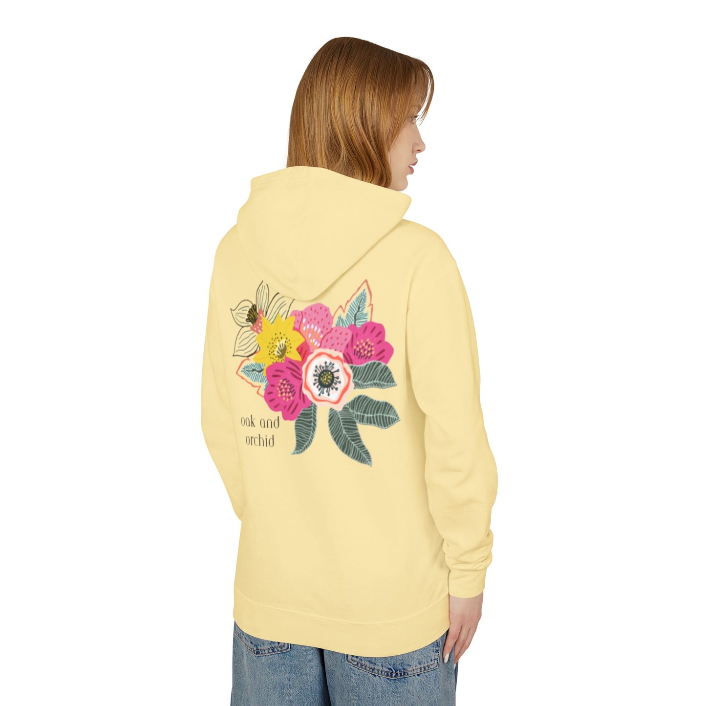 Sugar Petals - Lightweight Hooded Sweatshirt
