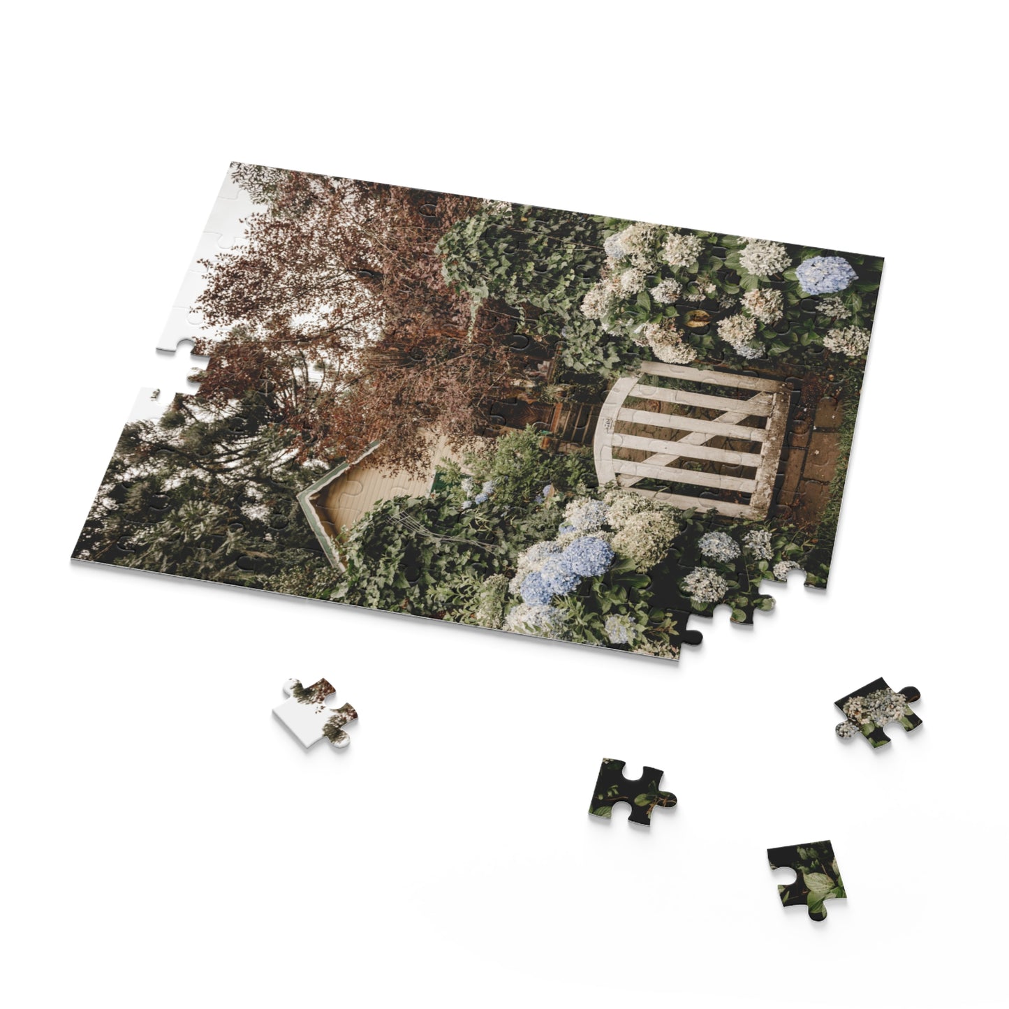 Hydrangea Garden Puzzle - 120, 252, or 500 Pieces