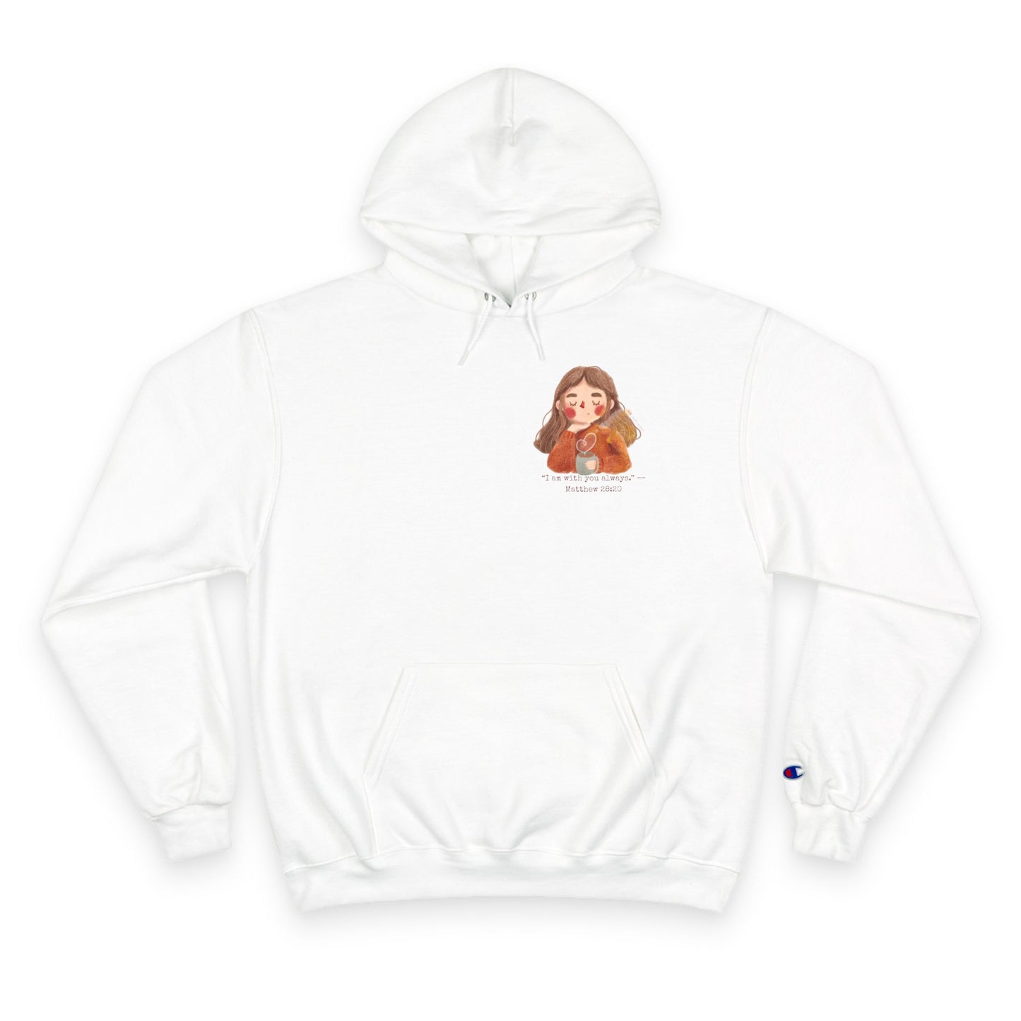 Cozy Champion Hoodie - Soft, Artistic, Inspirational Sweatshirt for Everyday, Gift for Friends, Family, Birthdays