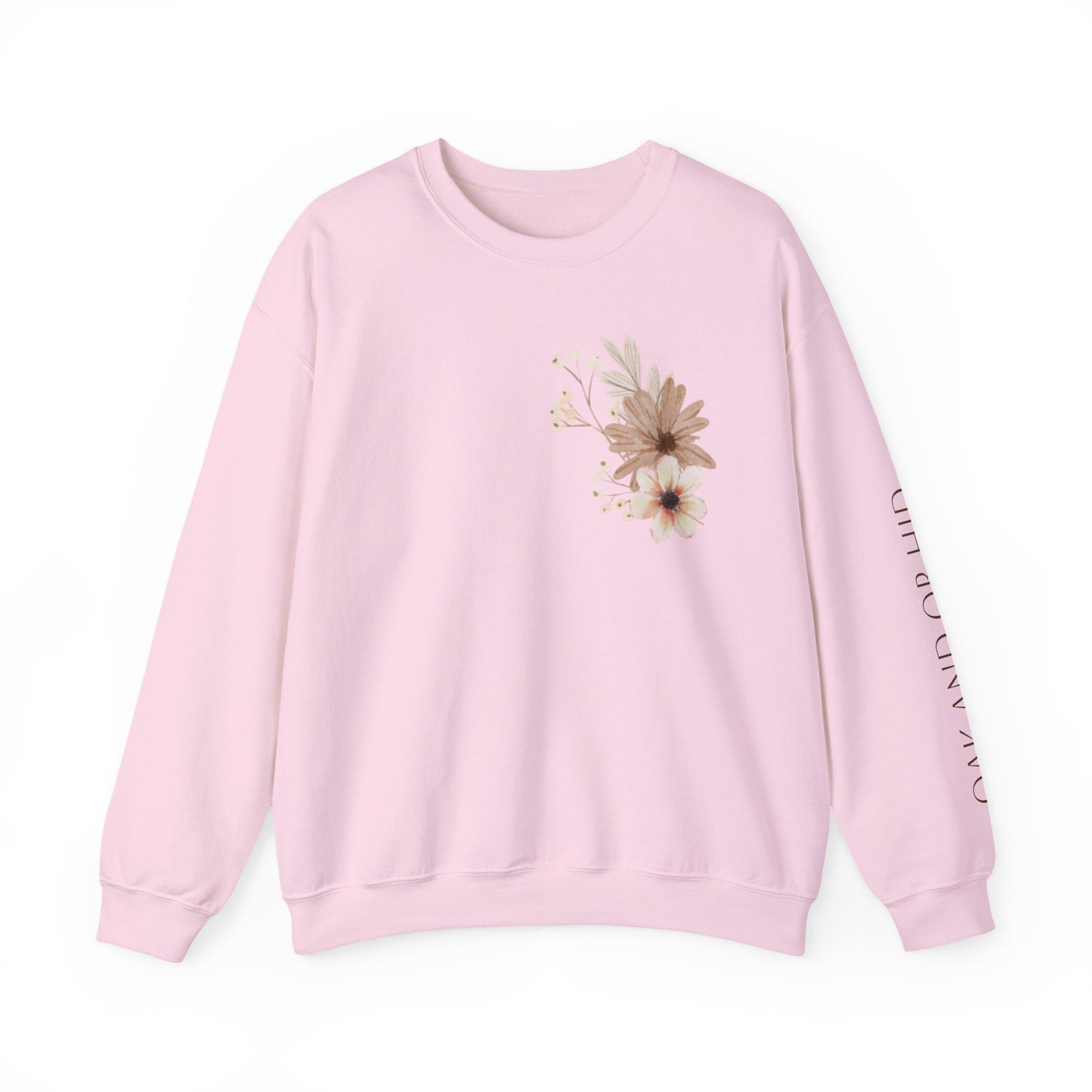 Meadow Musings - Floral Crewneck Sweatshirt - Rooted in Grace