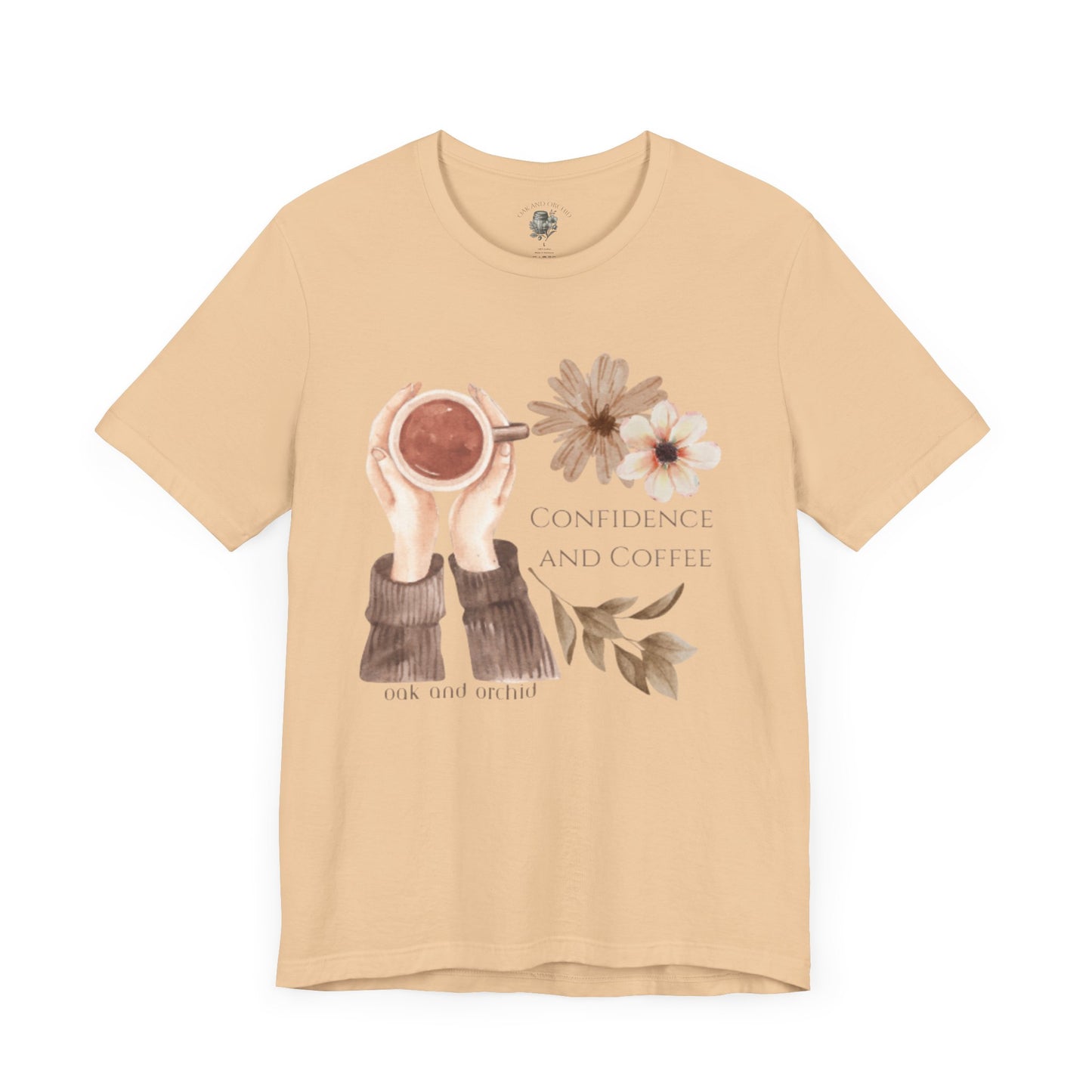 Meadow Musings - Confidence and Coffee Cozy Graphic Shirt