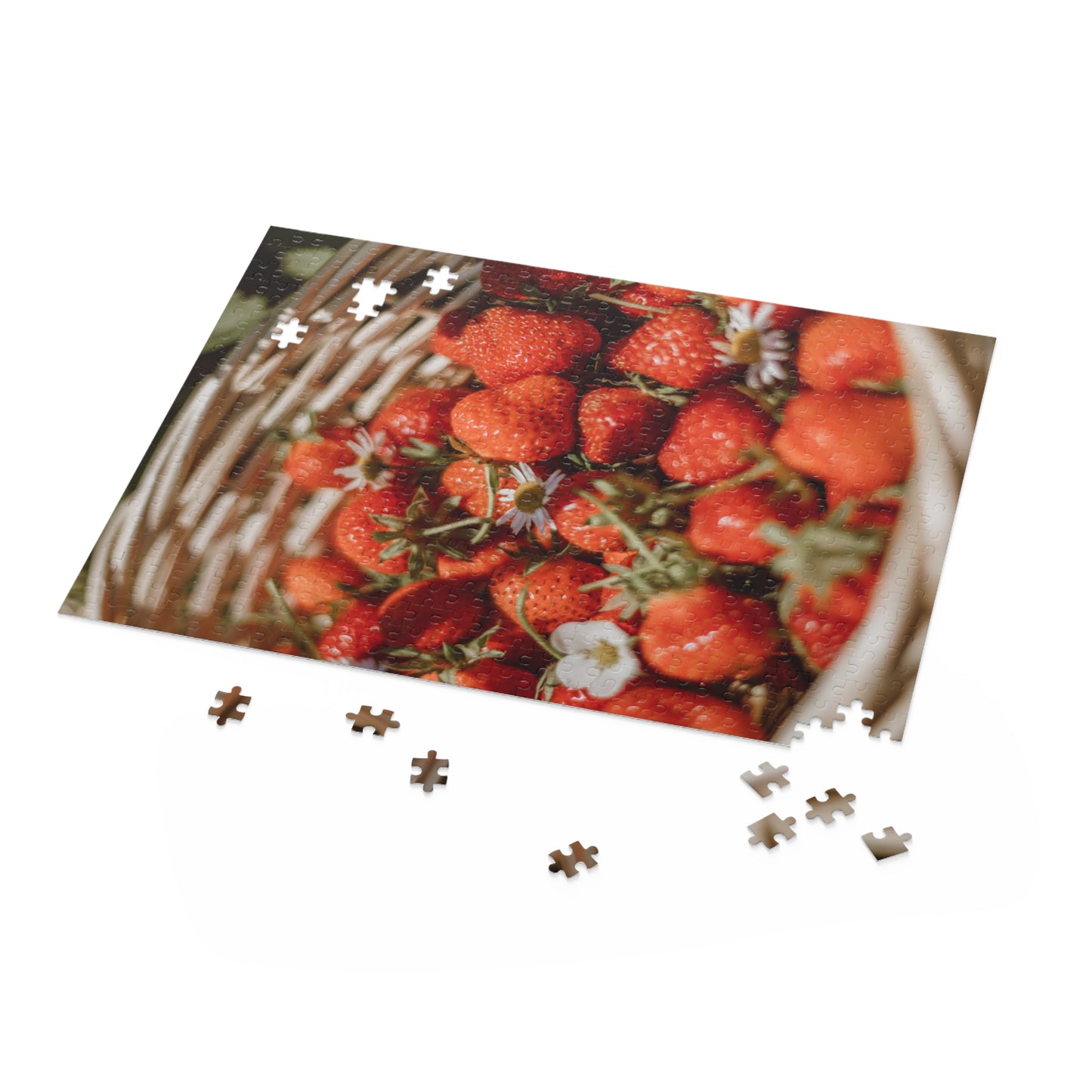 Strawberry Delight Puzzle - 120, 252, 500-Piece Options