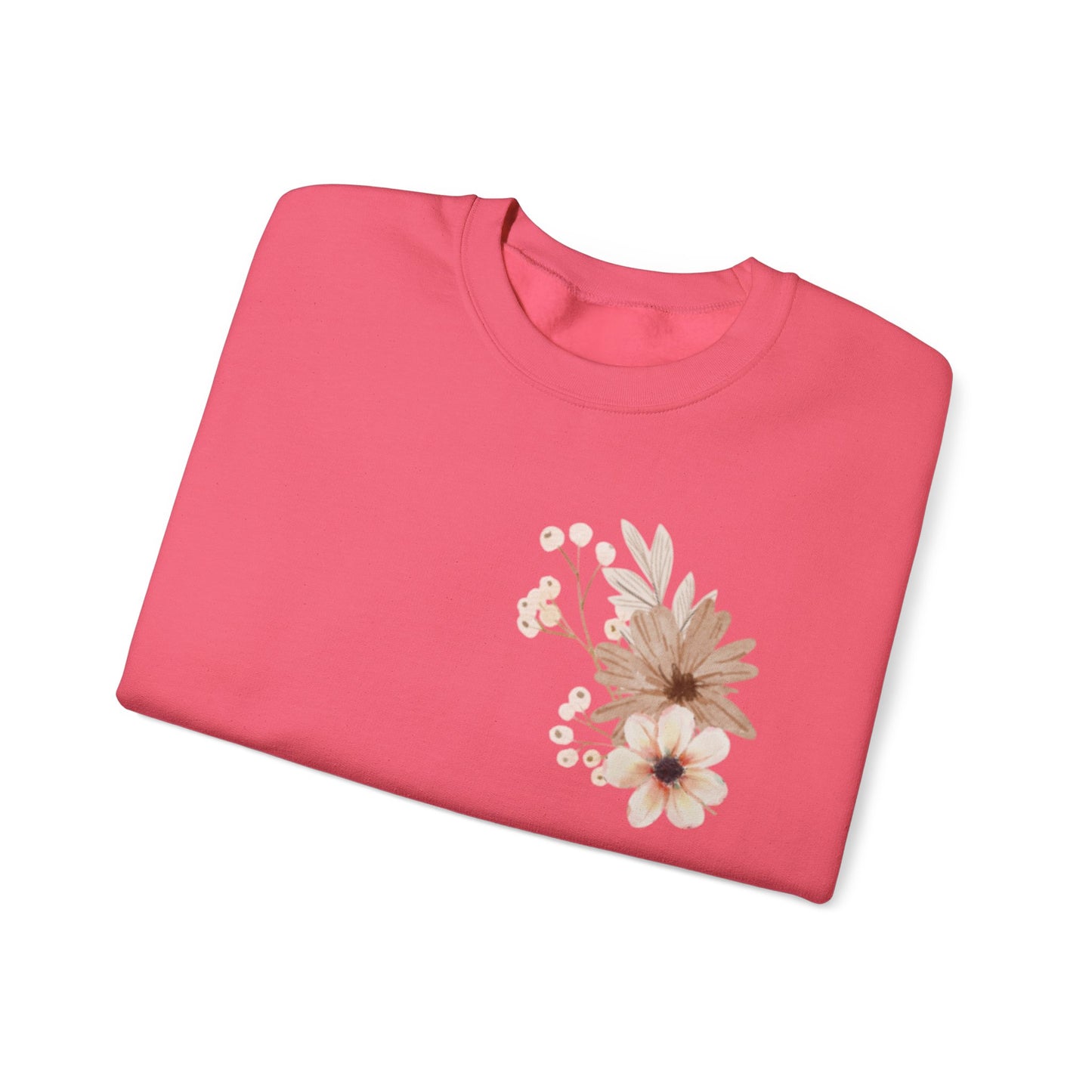 Meadow Musings - Floral Crewneck Sweatshirt - Rooted in Grace