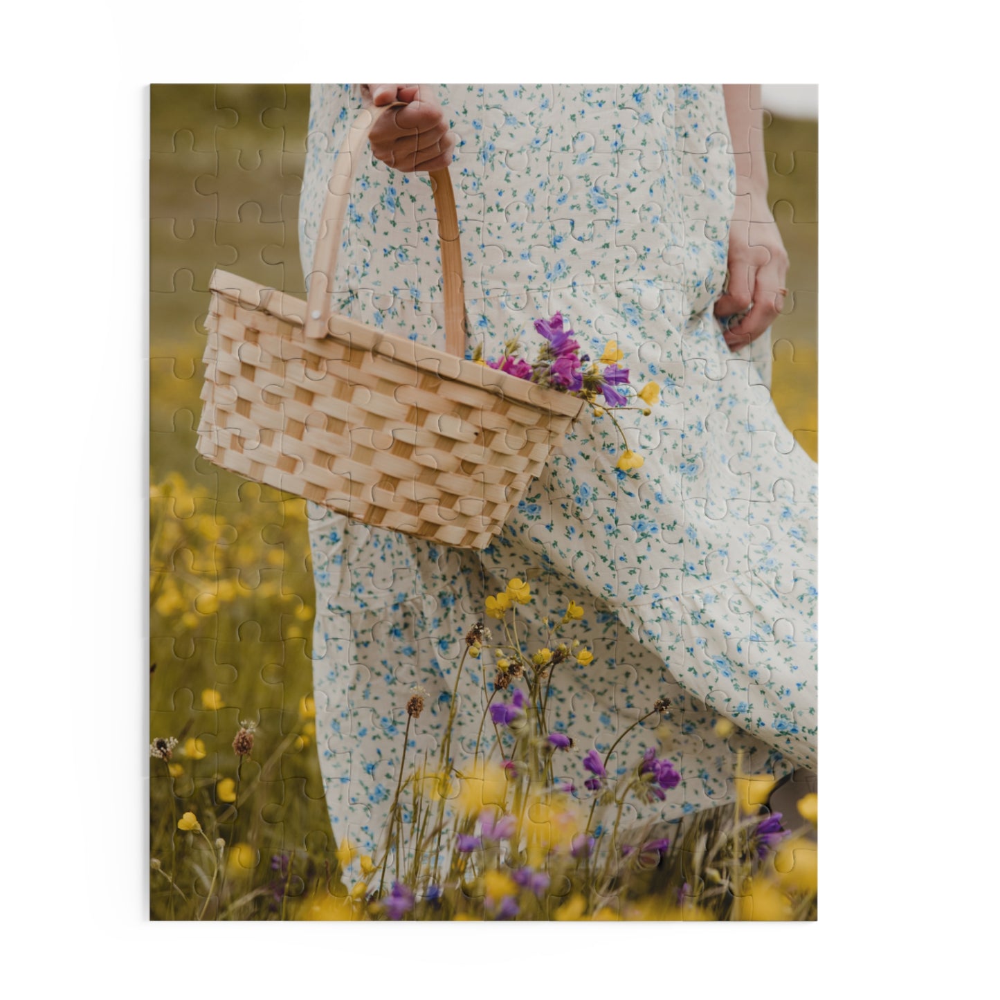 Charming Floral Basket Puzzle – 252-Piece Jigsaw
