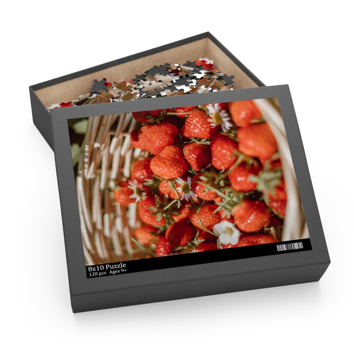 Strawberry Delight Puzzle - 120, 252, 500-Piece Options