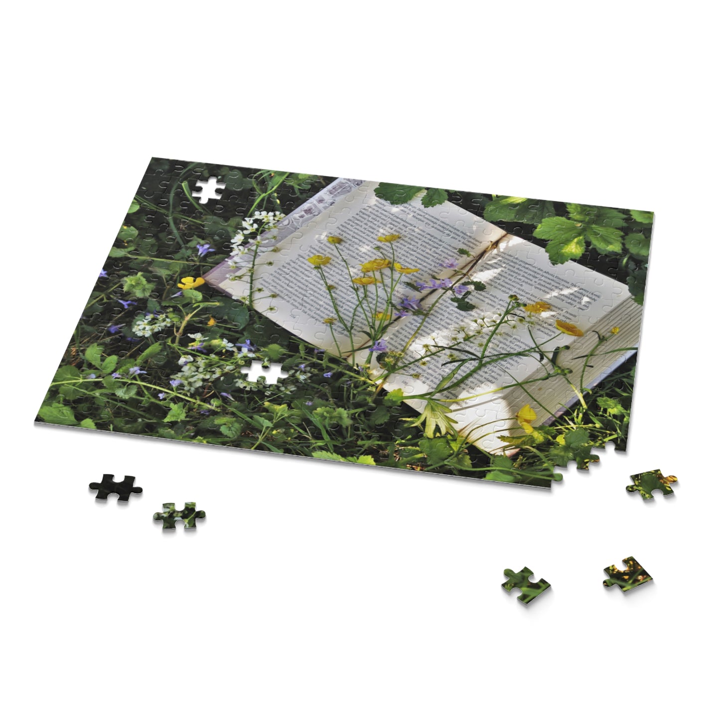 Botanical Book Puzzle – Nature Lover's 120, 252, 500-Piece Jigsaw