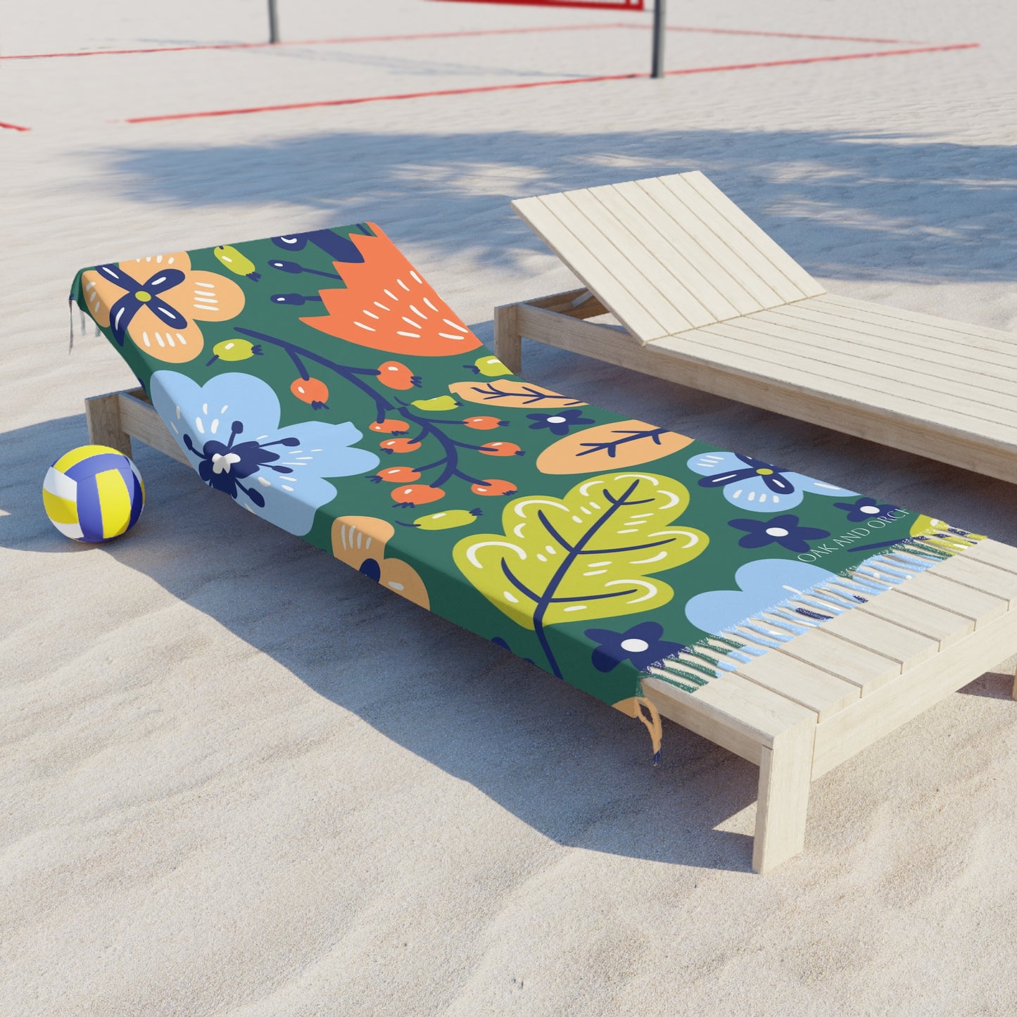 Summer 2025 - Orchard Bloom - Boho Floral Beach Towel, Vibrant Pool Blanket, Lightweight Travel Towel, Summer Picnic Accessory, Beach Day Essential