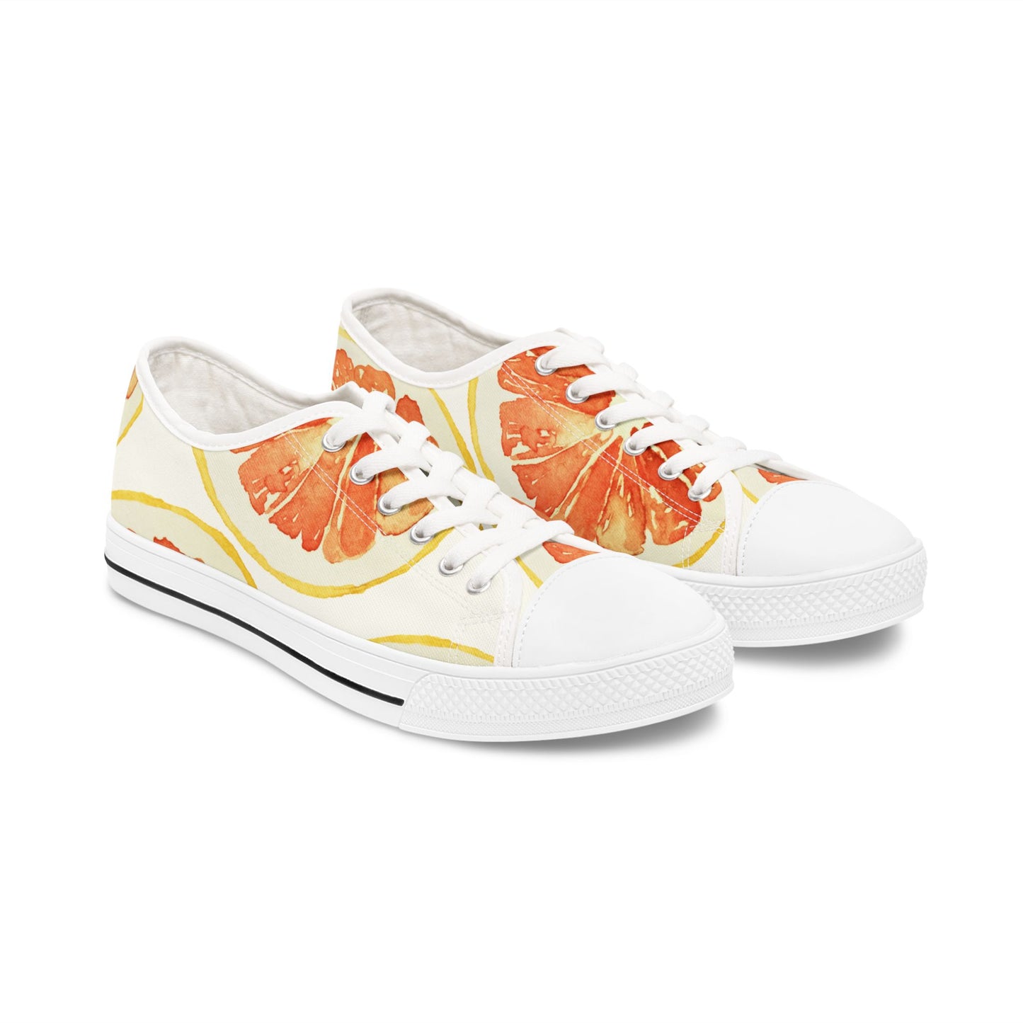 Citrus Mistress - Women's Low Top Sneakers