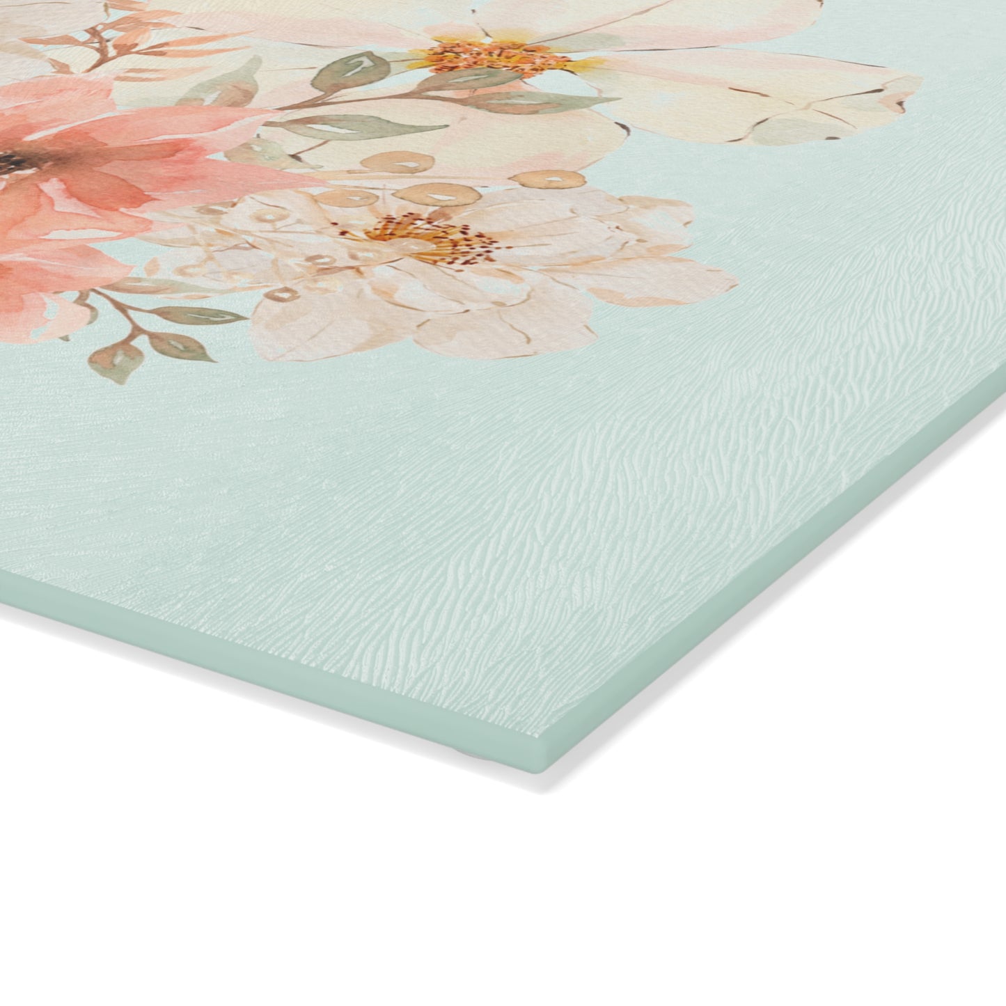 Summer 2025 Orchard Bloom - Floral Glass Cutting Board – Perfect for Home Cooking & Gifting