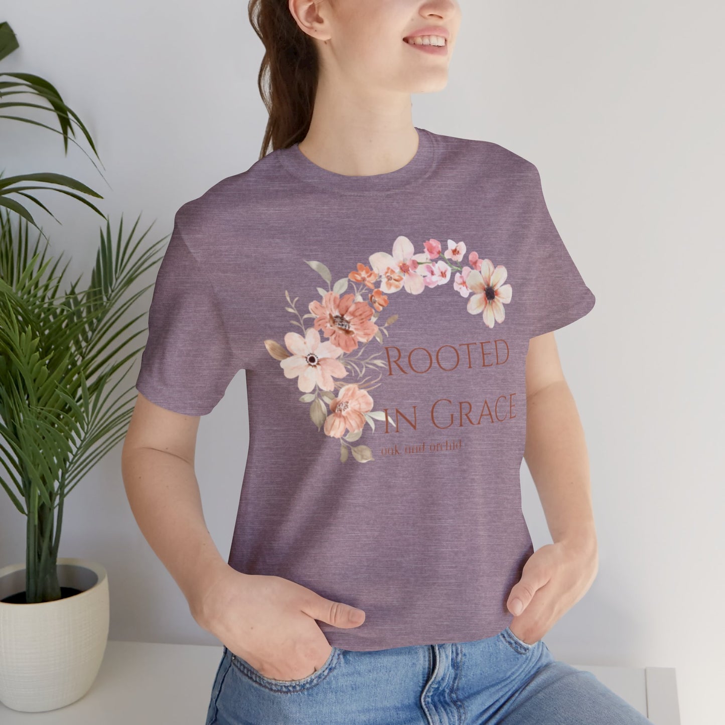 Meadow Musings - Rooted in Grace Floral Tee