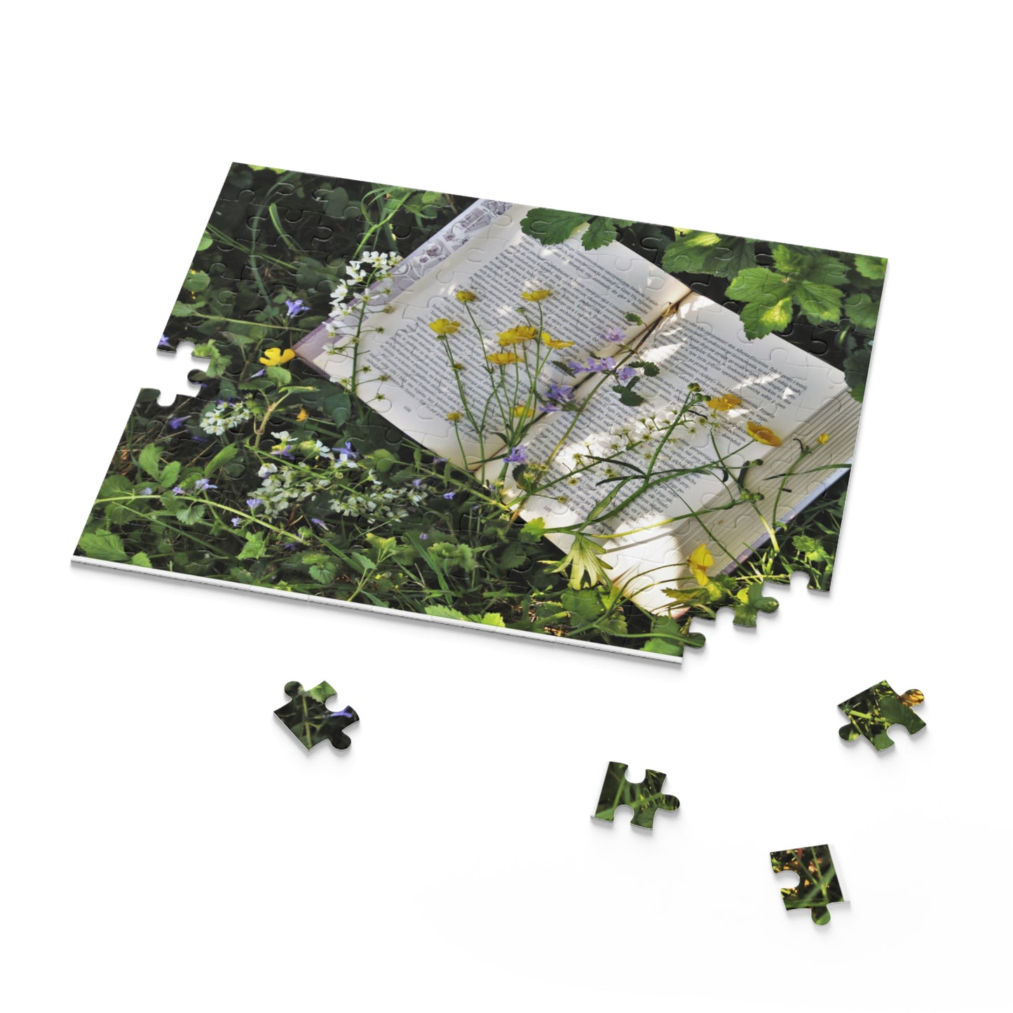Botanical Book Puzzle – Nature Lover's 120, 252, 500-Piece Jigsaw
