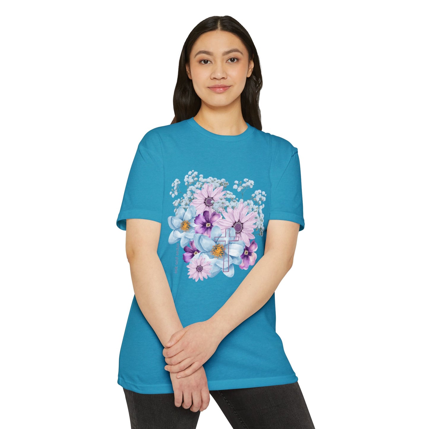 Fields of Mercy - Floral Christian Comfort T-Shirt