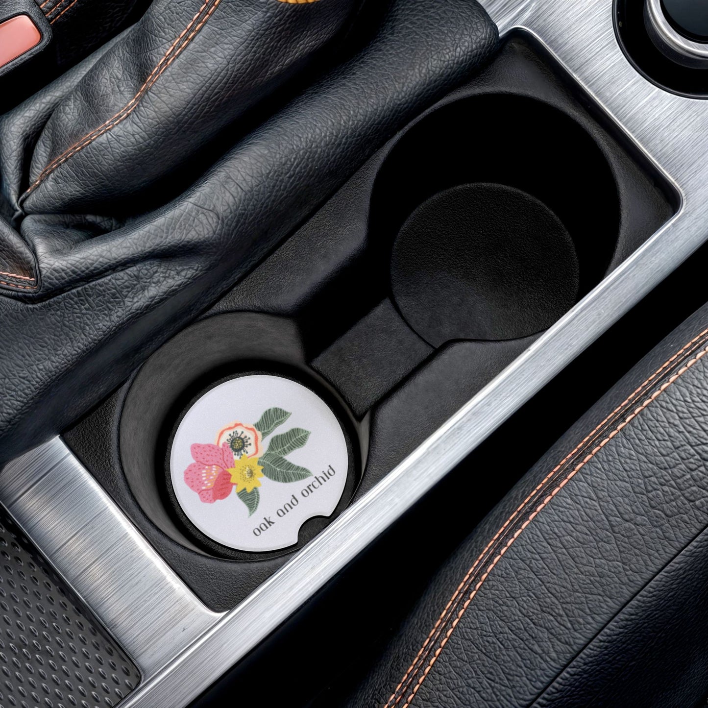 Sugar Petals - Soapstone Car Coaster