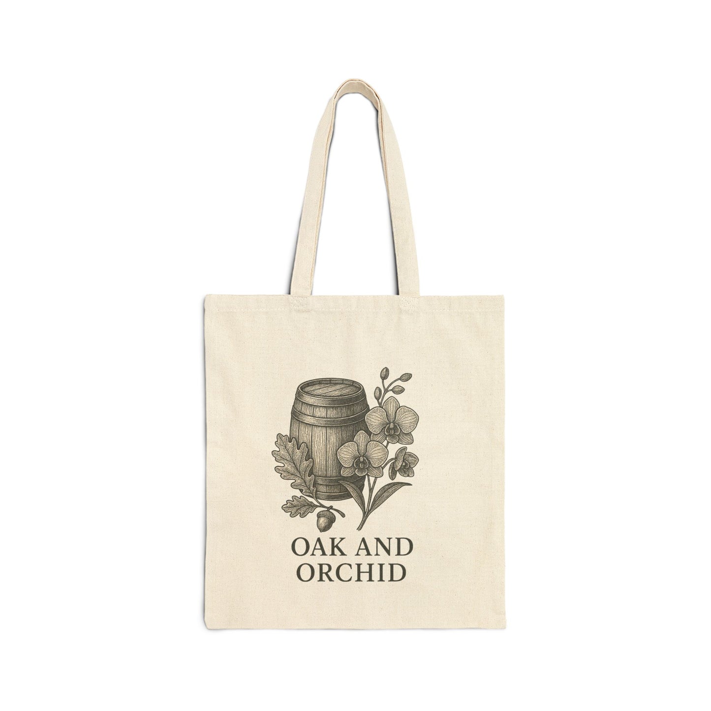 Oak and Orchid Canvas Tote Bag