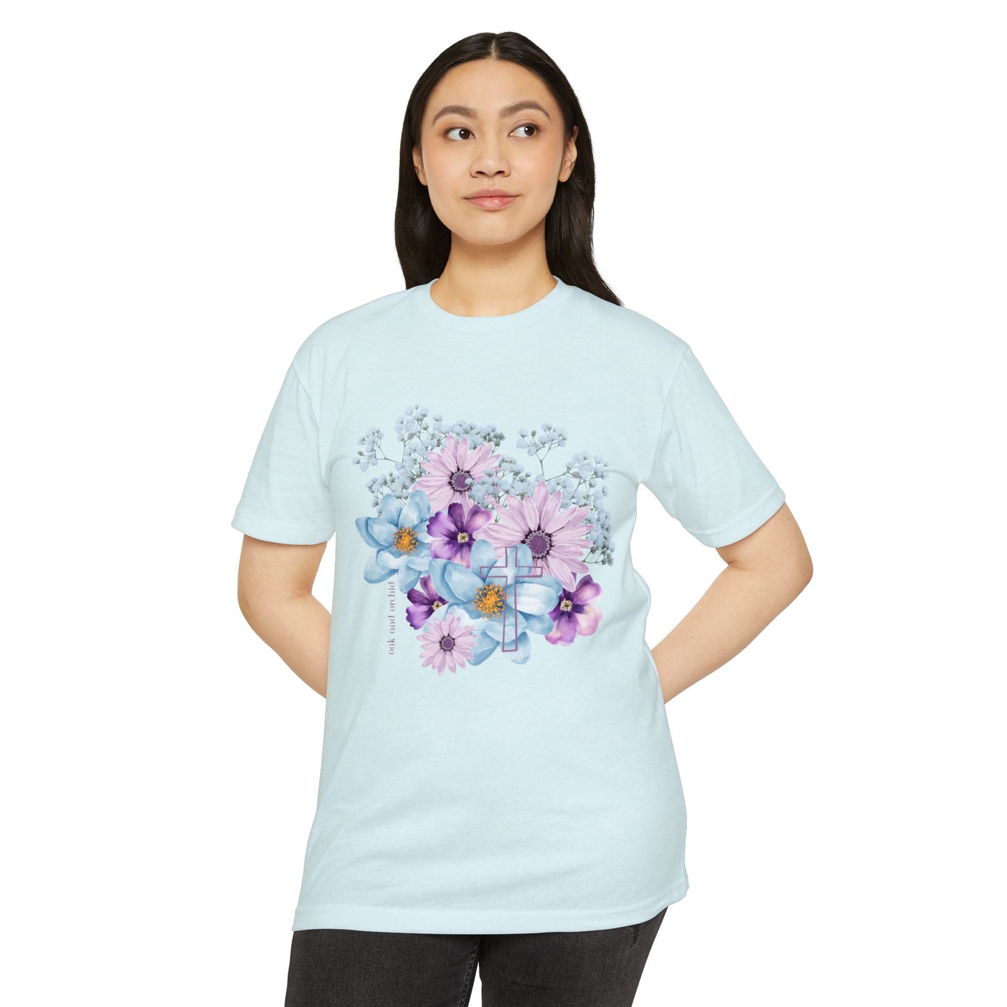 Fields of Mercy - Floral Christian Comfort T-Shirt