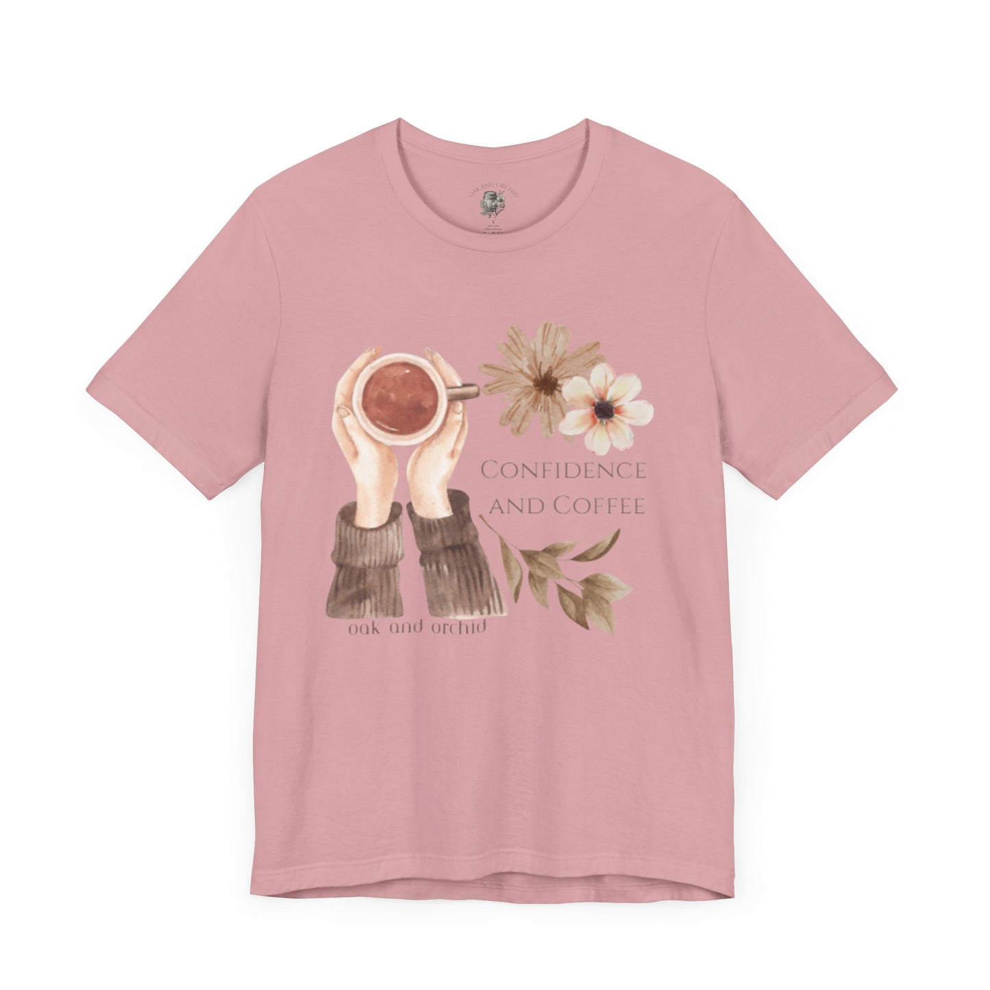 Meadow Musings - Confidence and Coffee Cozy Graphic Shirt
