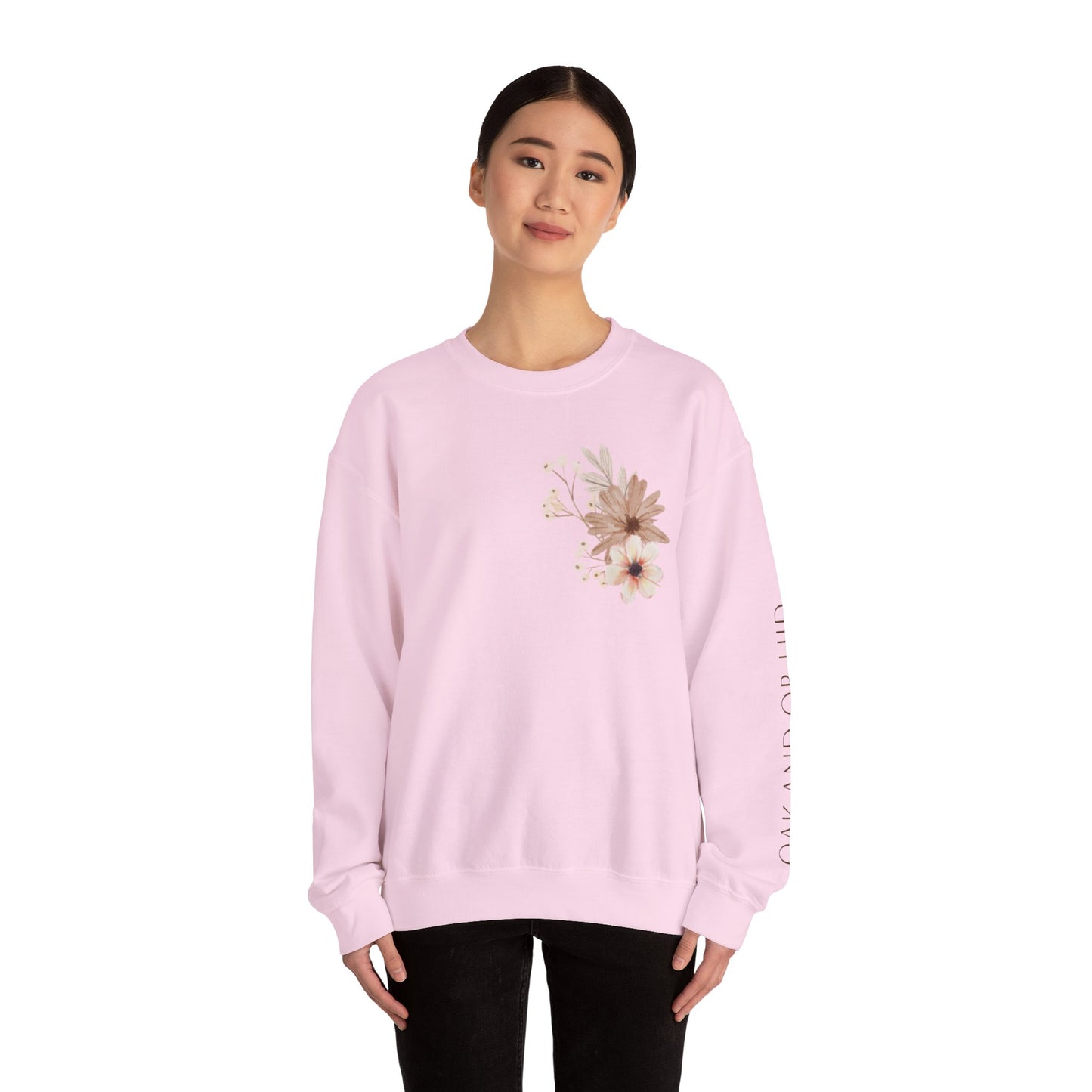 Meadow Musings - Floral Crewneck Sweatshirt - Rooted in Grace