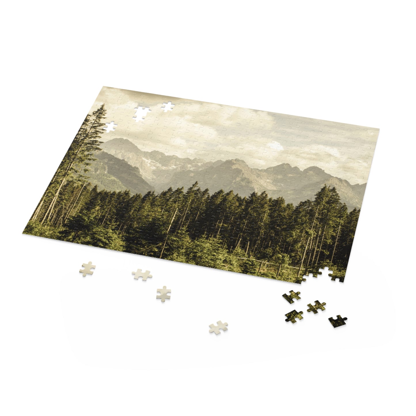 Scenic Mountain Puzzle - 120, 252, & 500-Piece Options