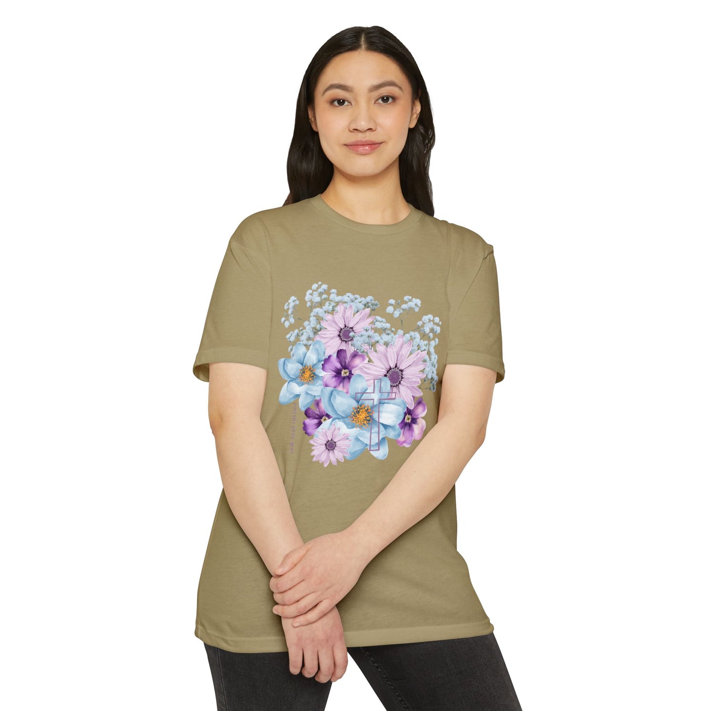 Fields of Mercy - Floral Christian Comfort T-Shirt