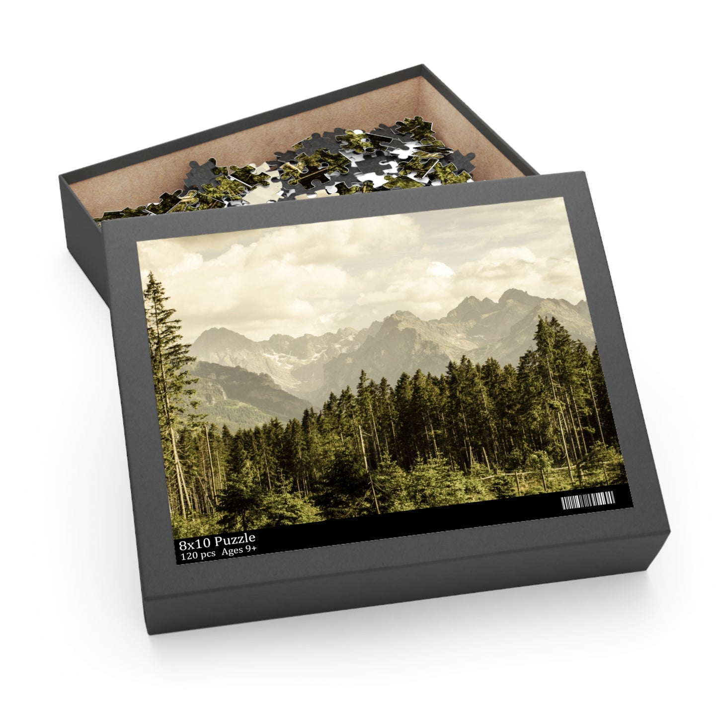 Scenic Mountain Puzzle - 120, 252, & 500-Piece Options