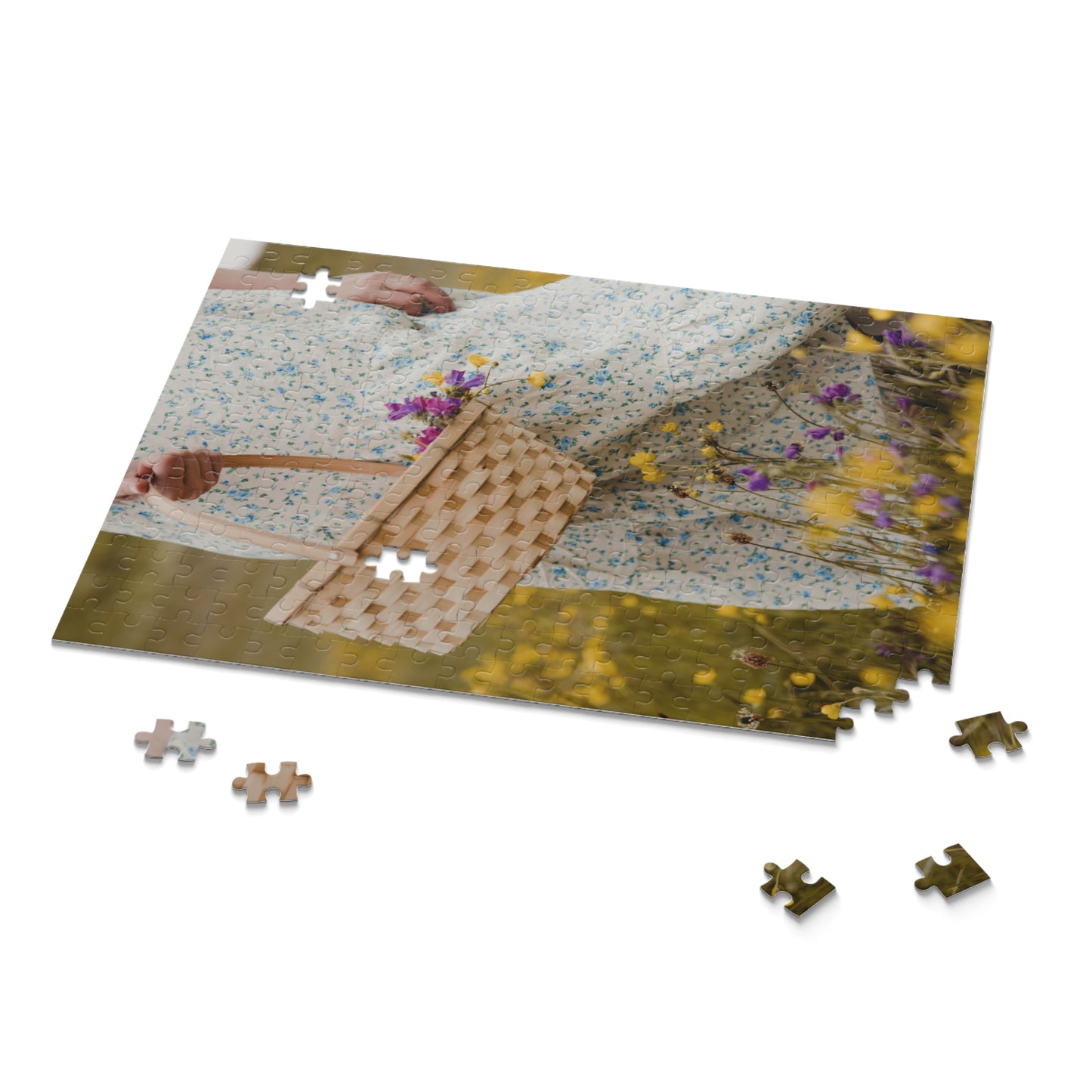 Charming Floral Basket Puzzle – 252-Piece Jigsaw