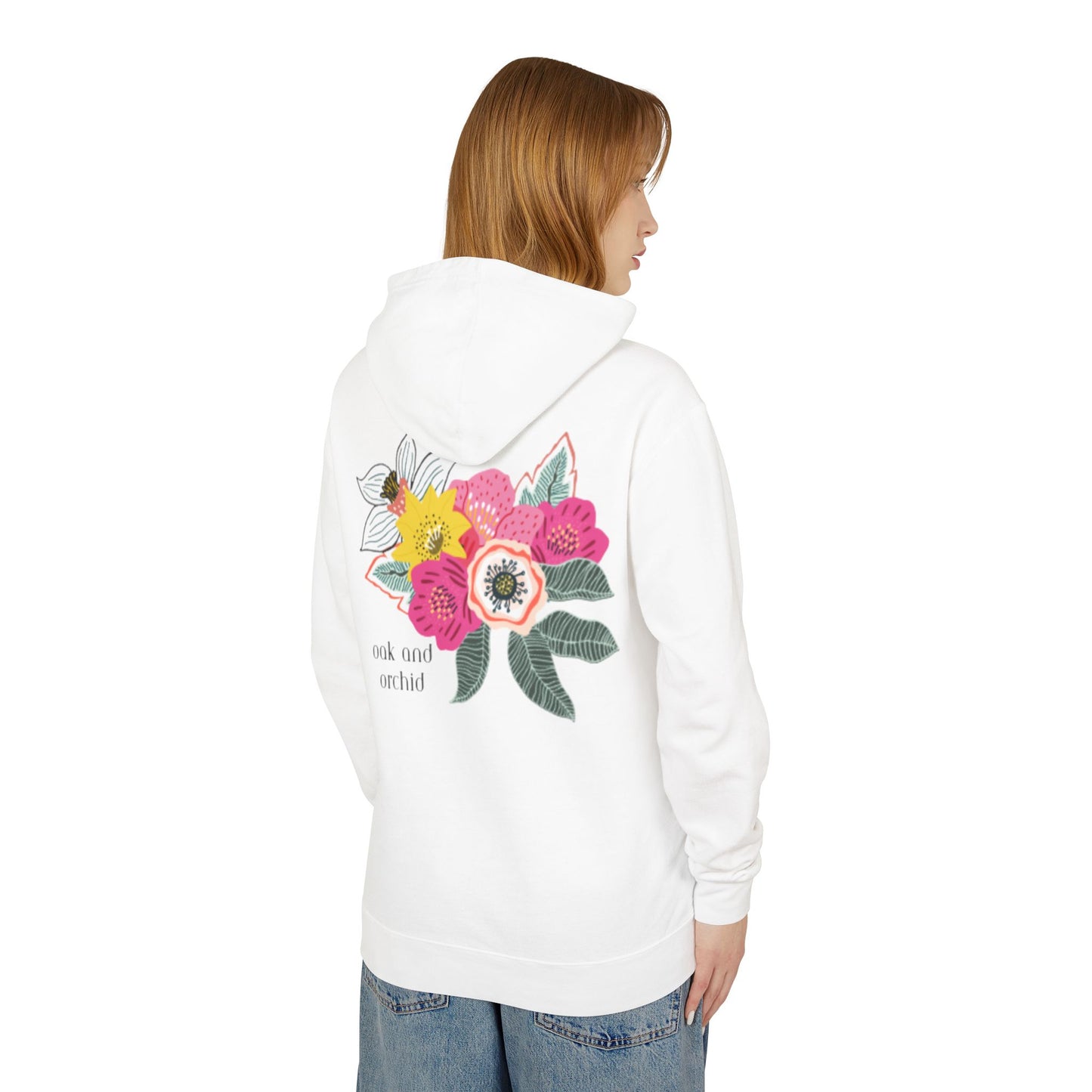 Sugar Petals - Lightweight Hooded Sweatshirt