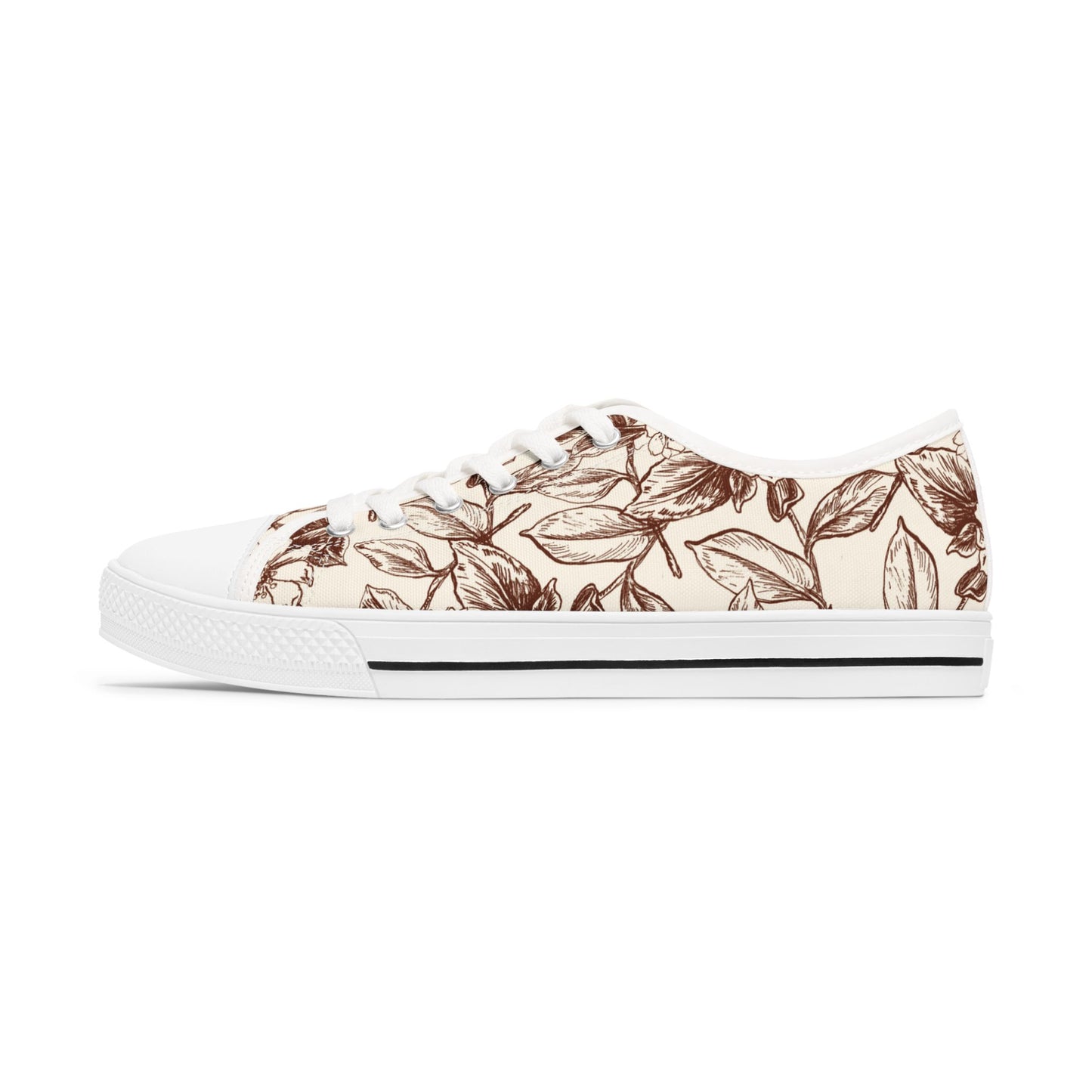 Ivory Ink - Women's Low Top Sneakers