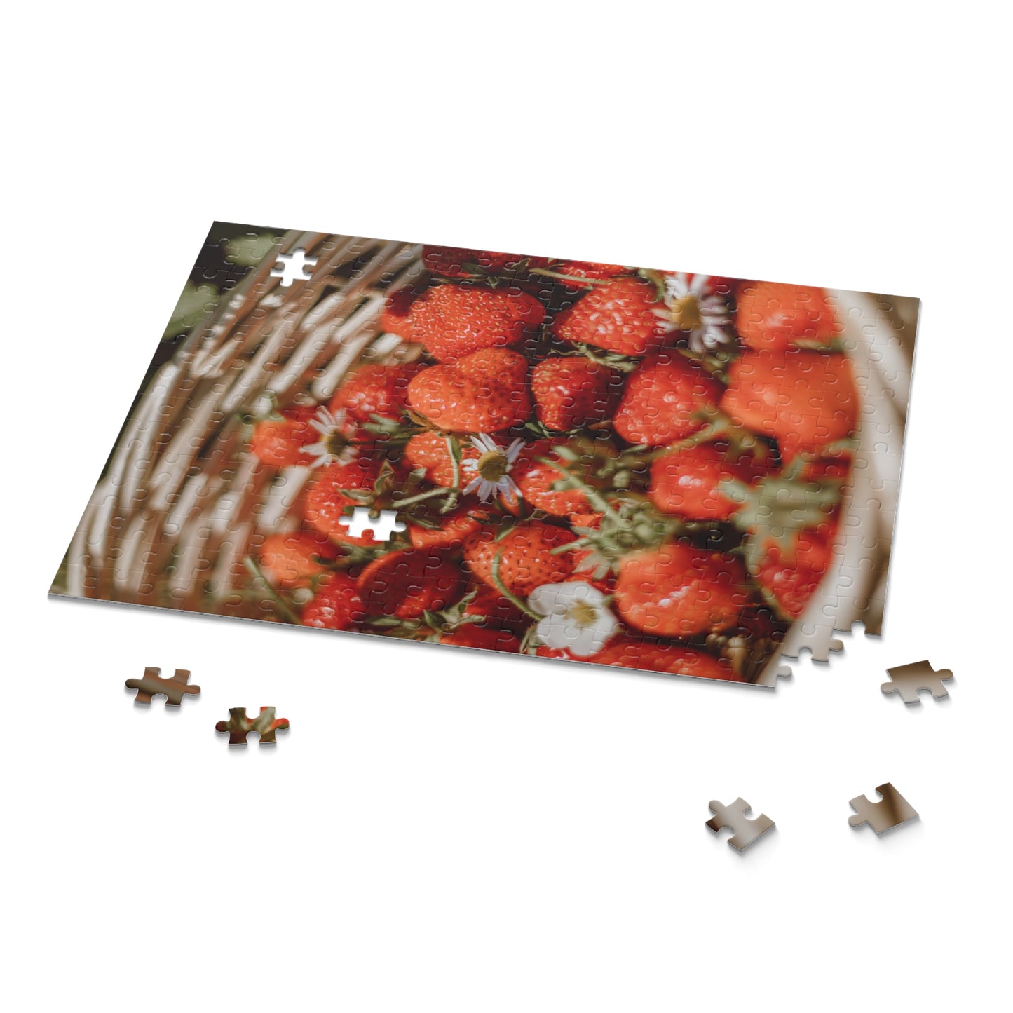 Strawberry Delight Puzzle - 120, 252, 500-Piece Options