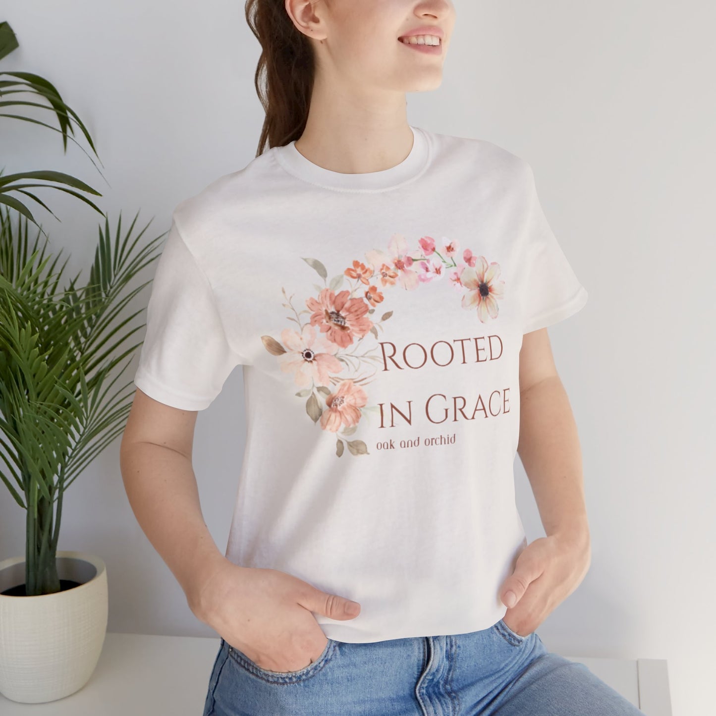 Meadow Musings - Rooted in Grace Floral Tee