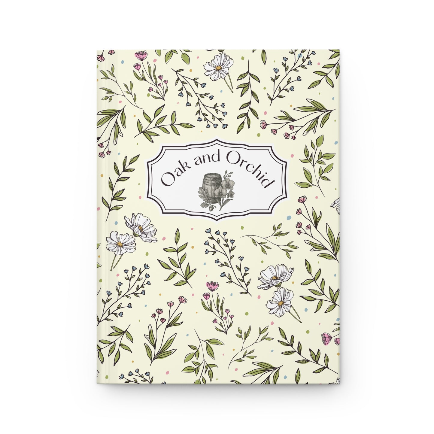 Lemon Lace - Hardcover Journal