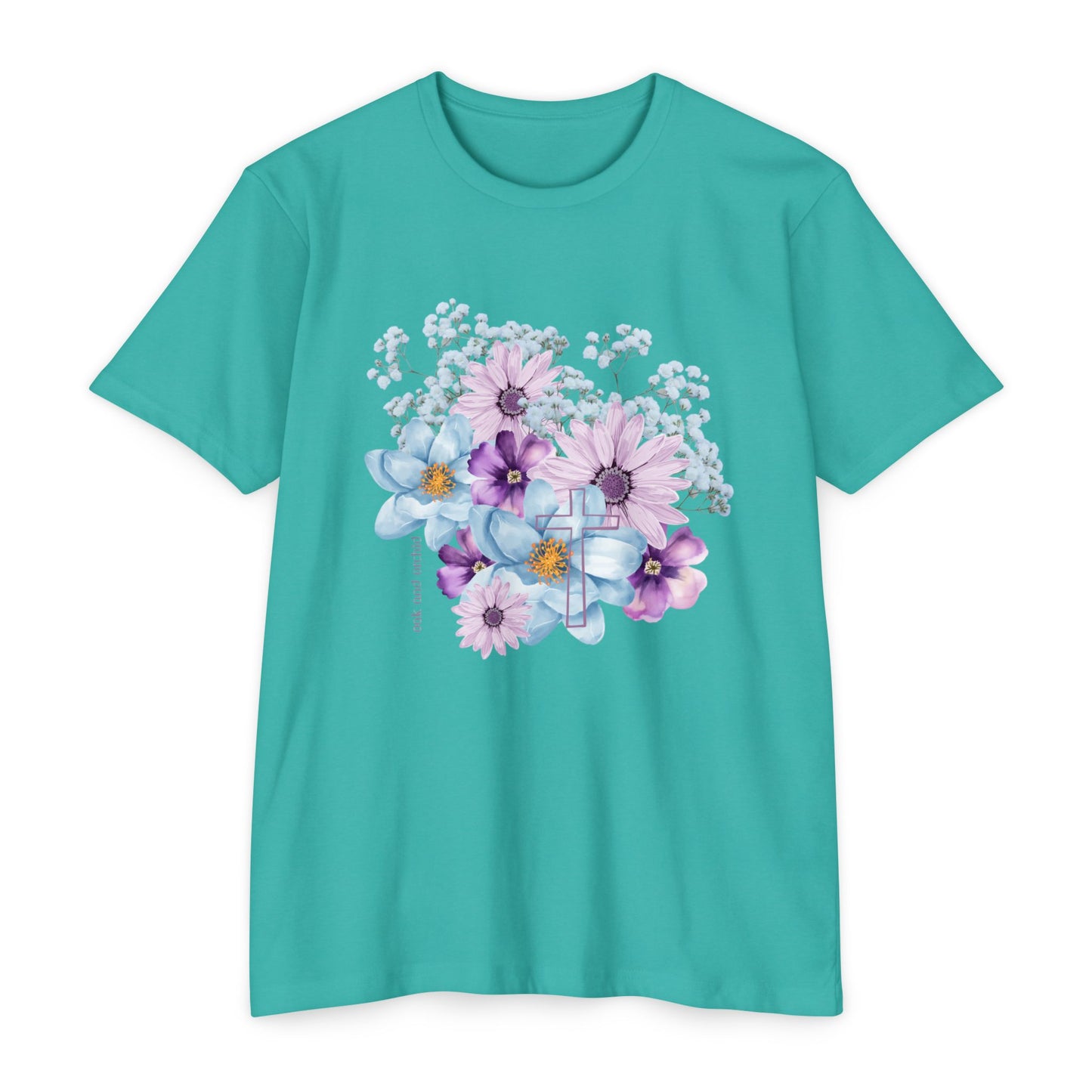 Fields of Mercy - Floral Christian Comfort T-Shirt