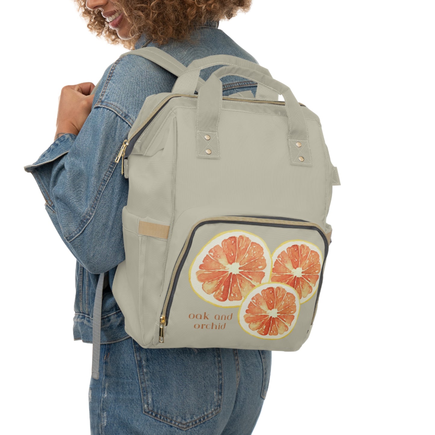 Citrus Mistress - Multifunctional Diaper Bag/Backpack