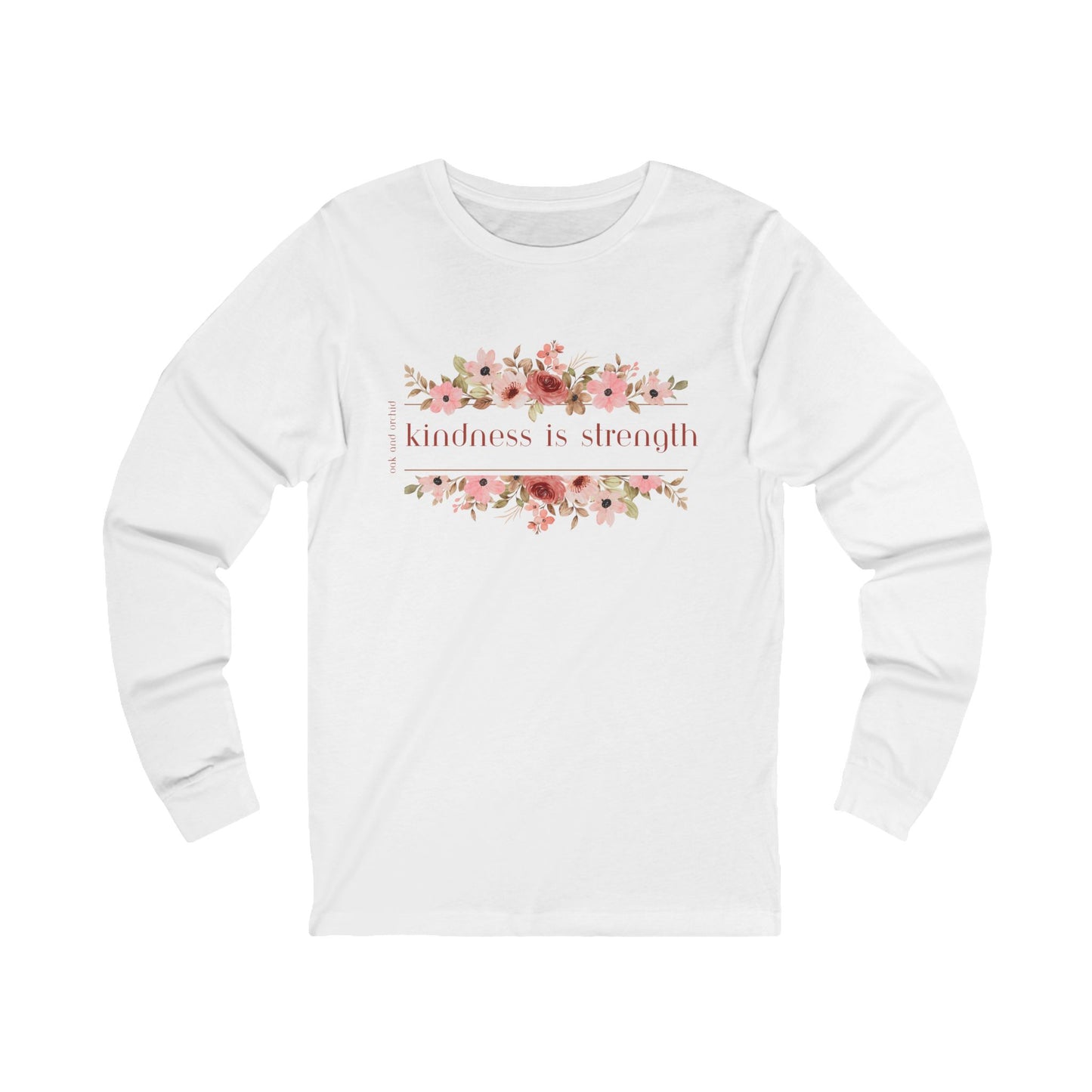 Meadow Musings - Floral Kindness Long Sleeve Jersey Tee