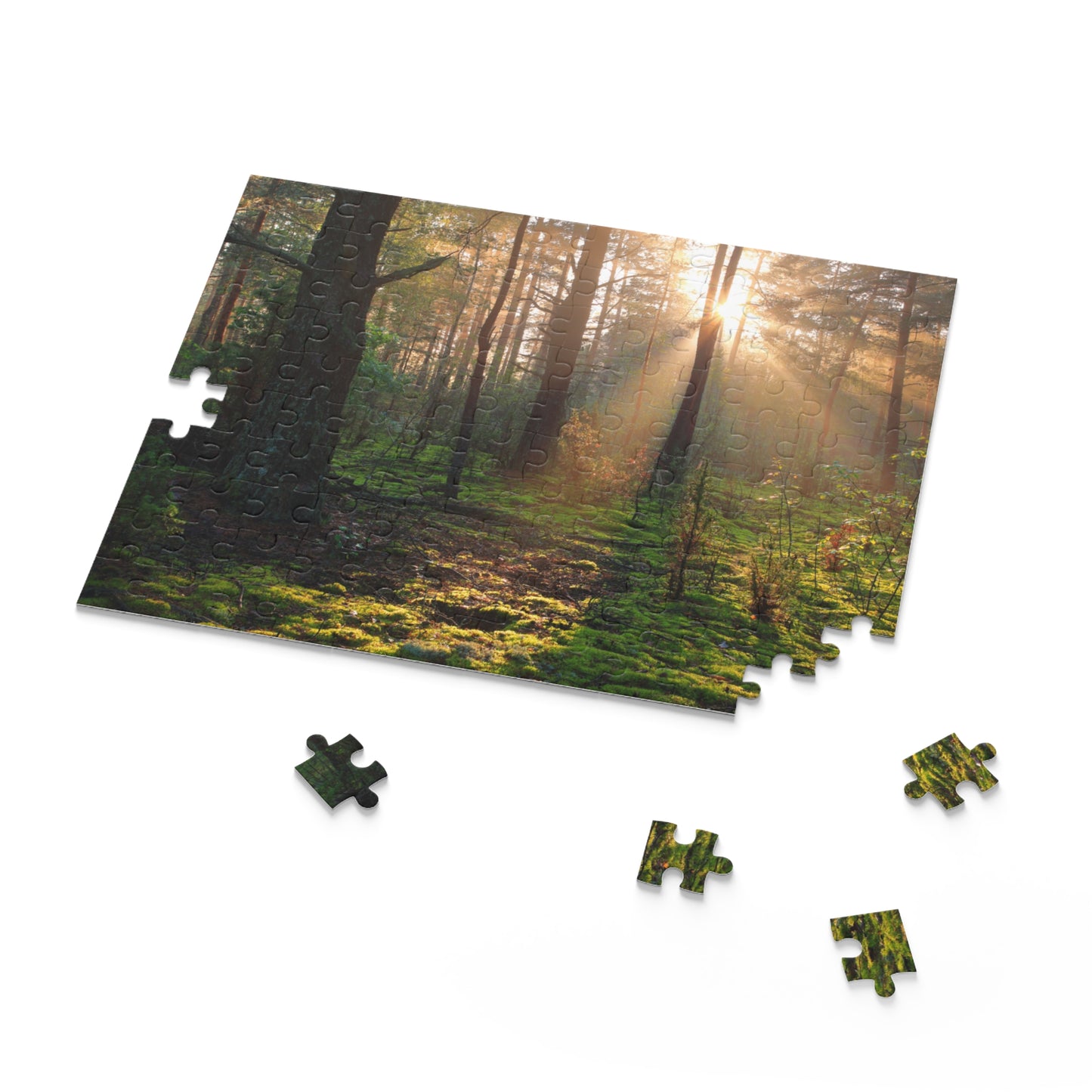 Serene Forest Puzzle - 120, 252, 500 Piece Options
