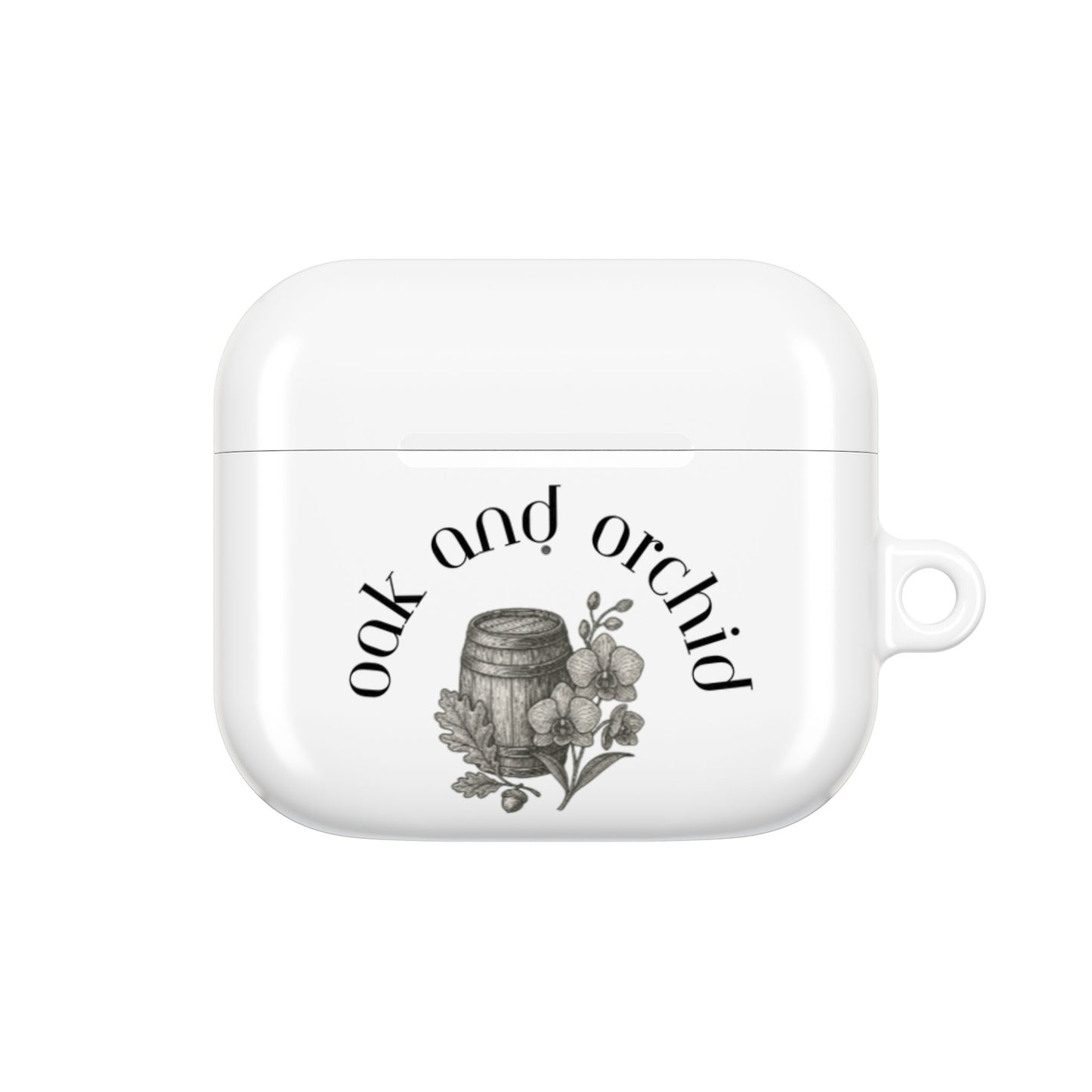 Oak and Orchid Originals - Chic Floral AirPod Cases - Stylish Earbud Covers for Plant Lovers, Gifts for Her, Unique Accessory, Oak and Orchid Design