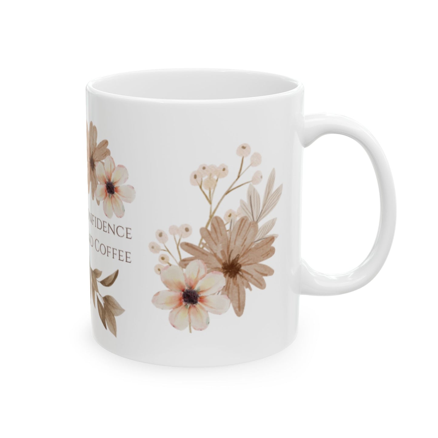 Meadow Musings - Confidence and Coffee Ceramic Mug