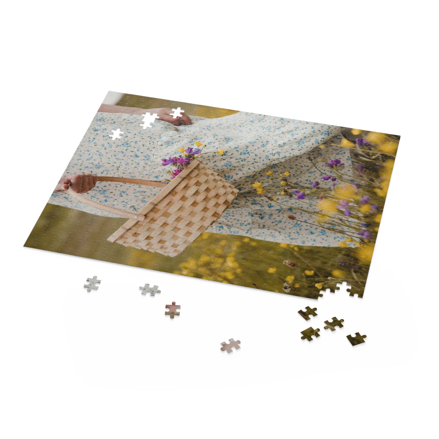 Charming Floral Basket Puzzle – 252-Piece Jigsaw