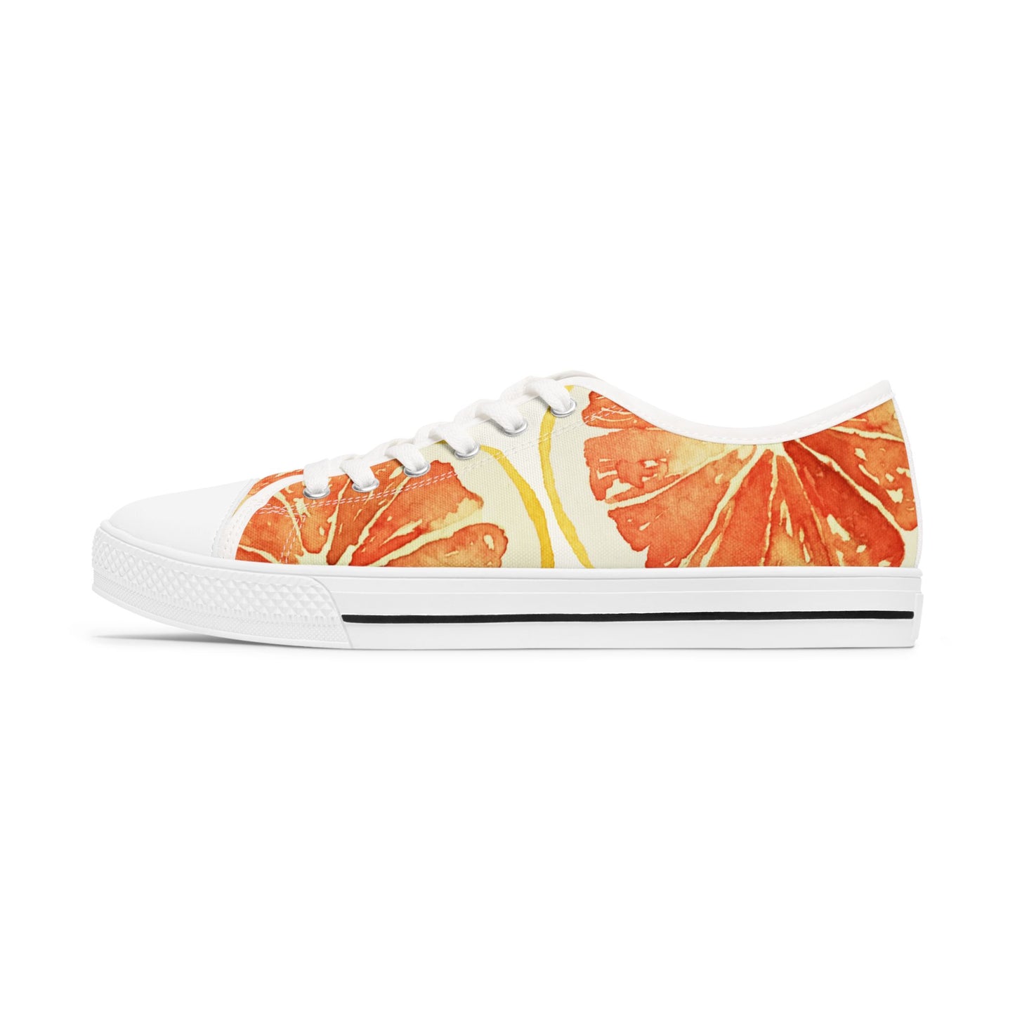 Citrus Mistress - Women's Low Top Sneakers