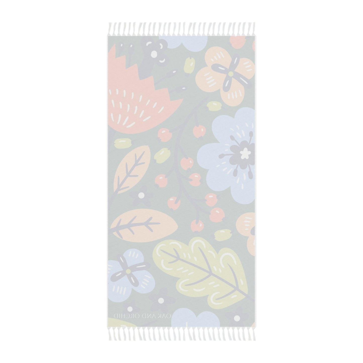Summer 2025 - Orchard Bloom - Boho Floral Beach Towel, Vibrant Pool Blanket, Lightweight Travel Towel, Summer Picnic Accessory, Beach Day Essential