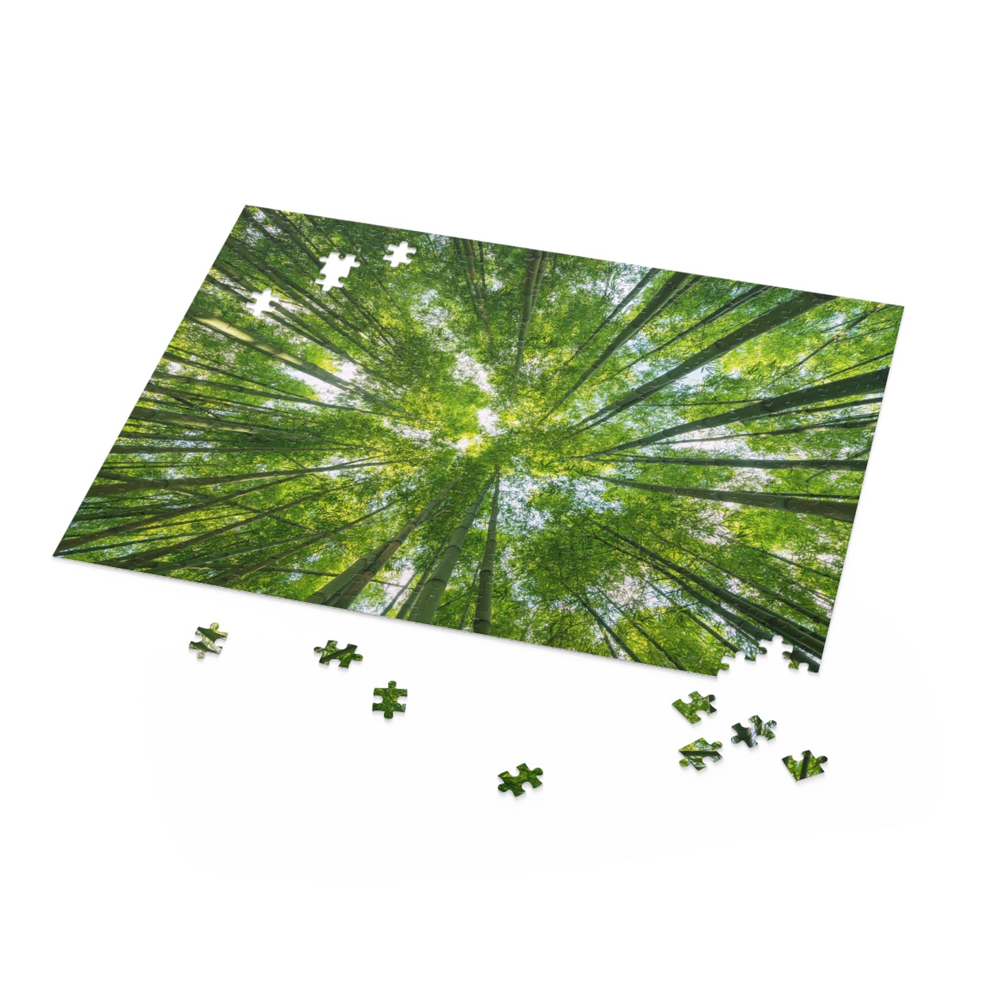 Tranquil Bamboo Forest Puzzle - 120/252/500-Piece Options
