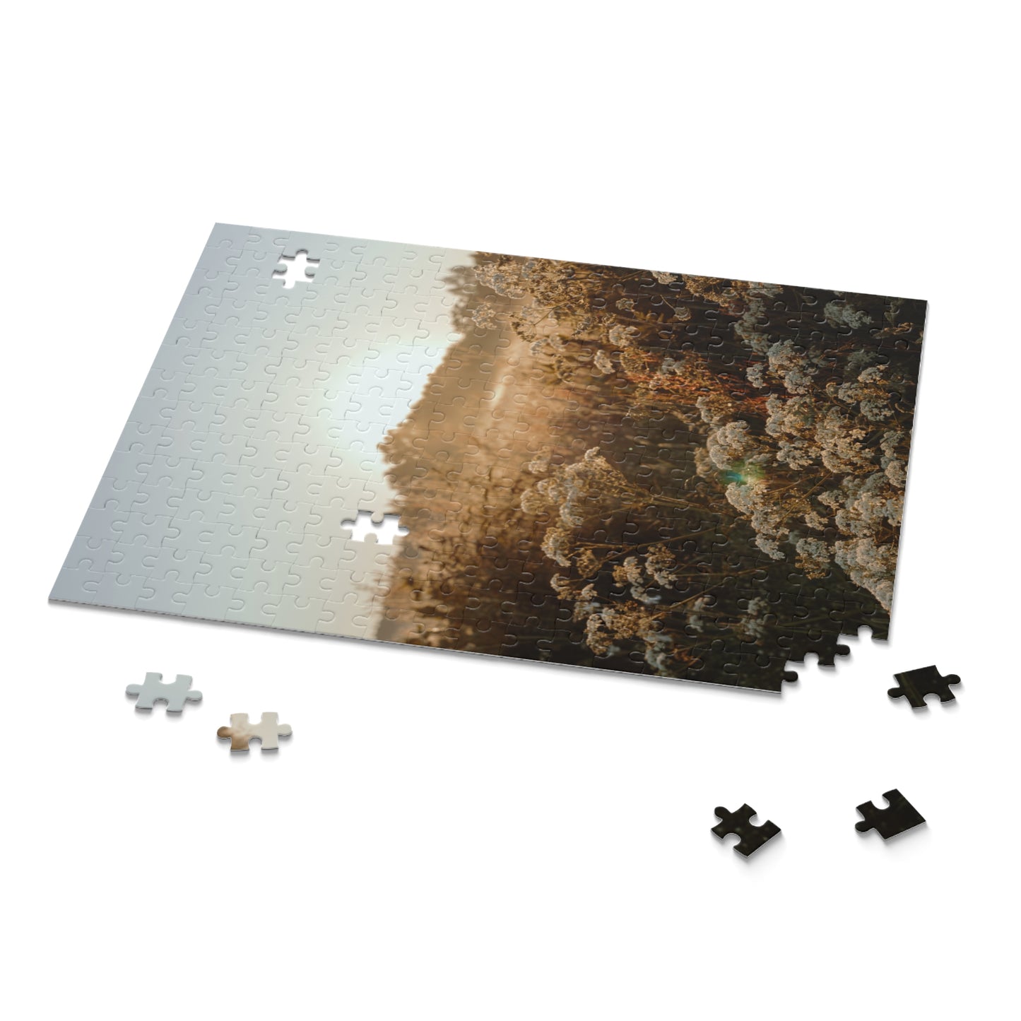 Scenic Flower Puzzle - 120, 252, & 500-Piece Options